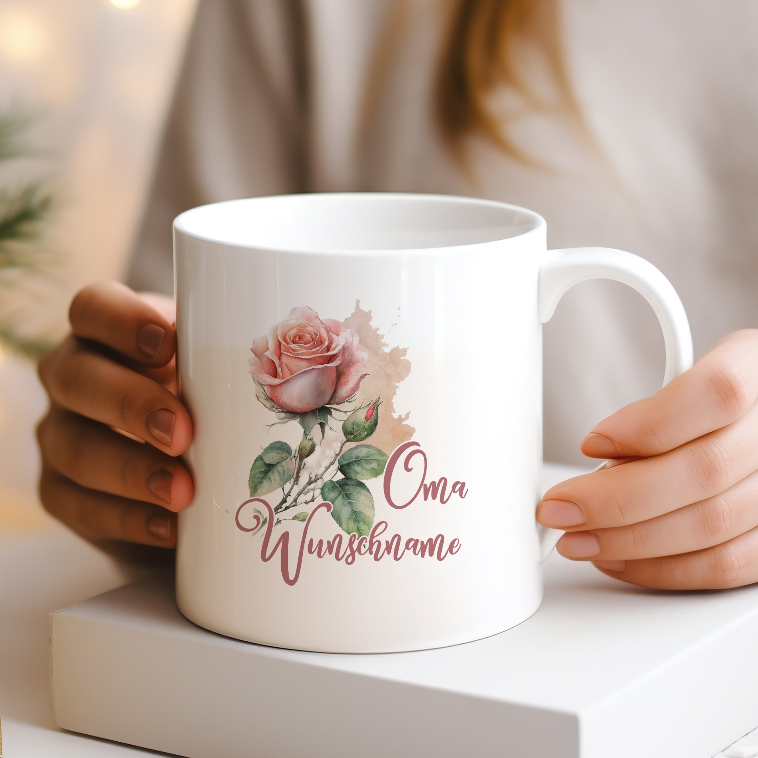 Tasse Rose - Für die besten Erinnerungen an Oma