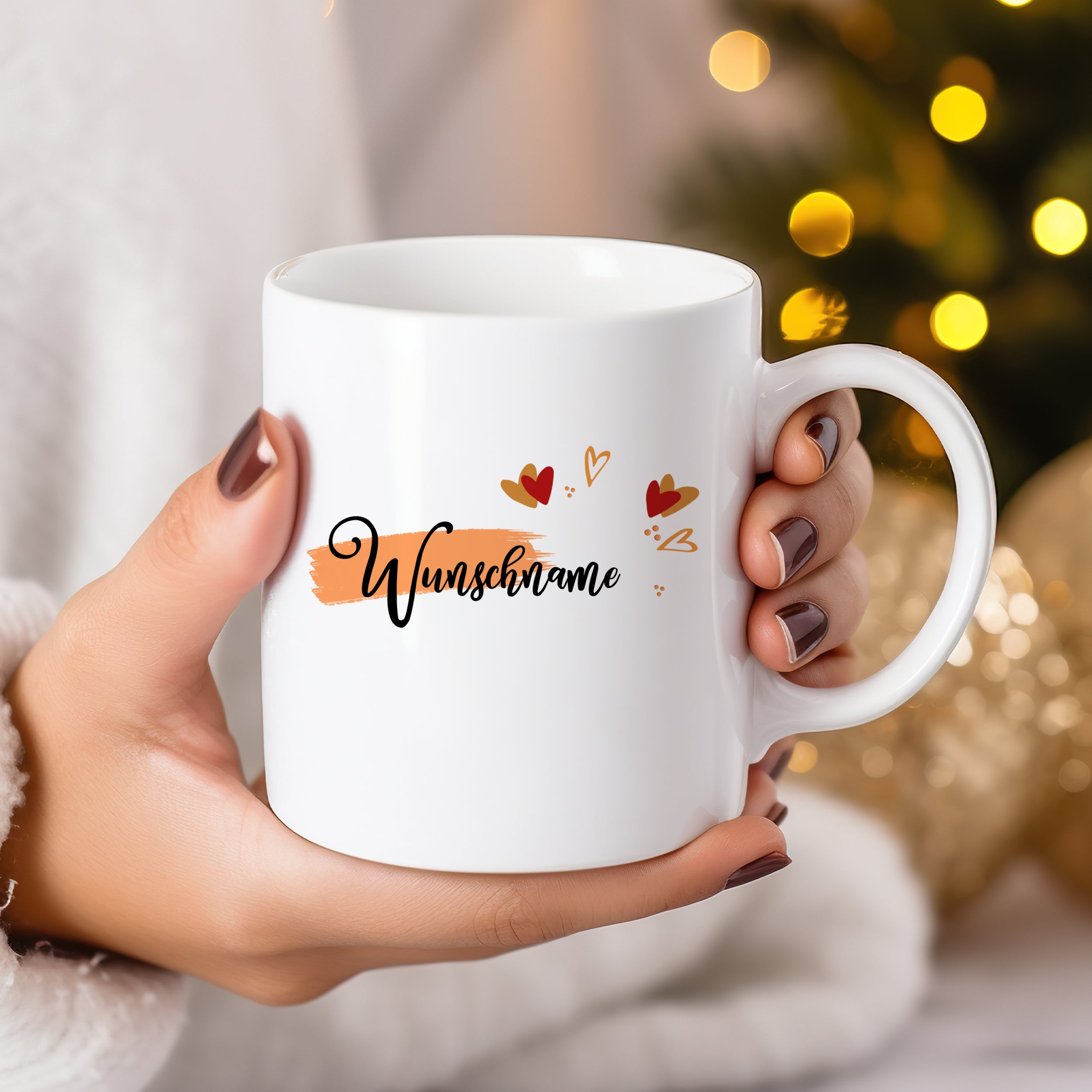 Tasse Spruch "Sei einfach glücklich"
