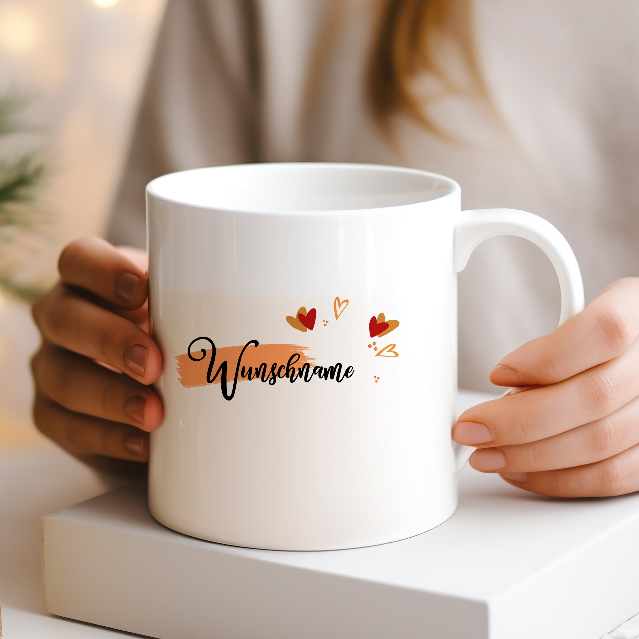 Tasse Spruch "Sei einfach glücklich"