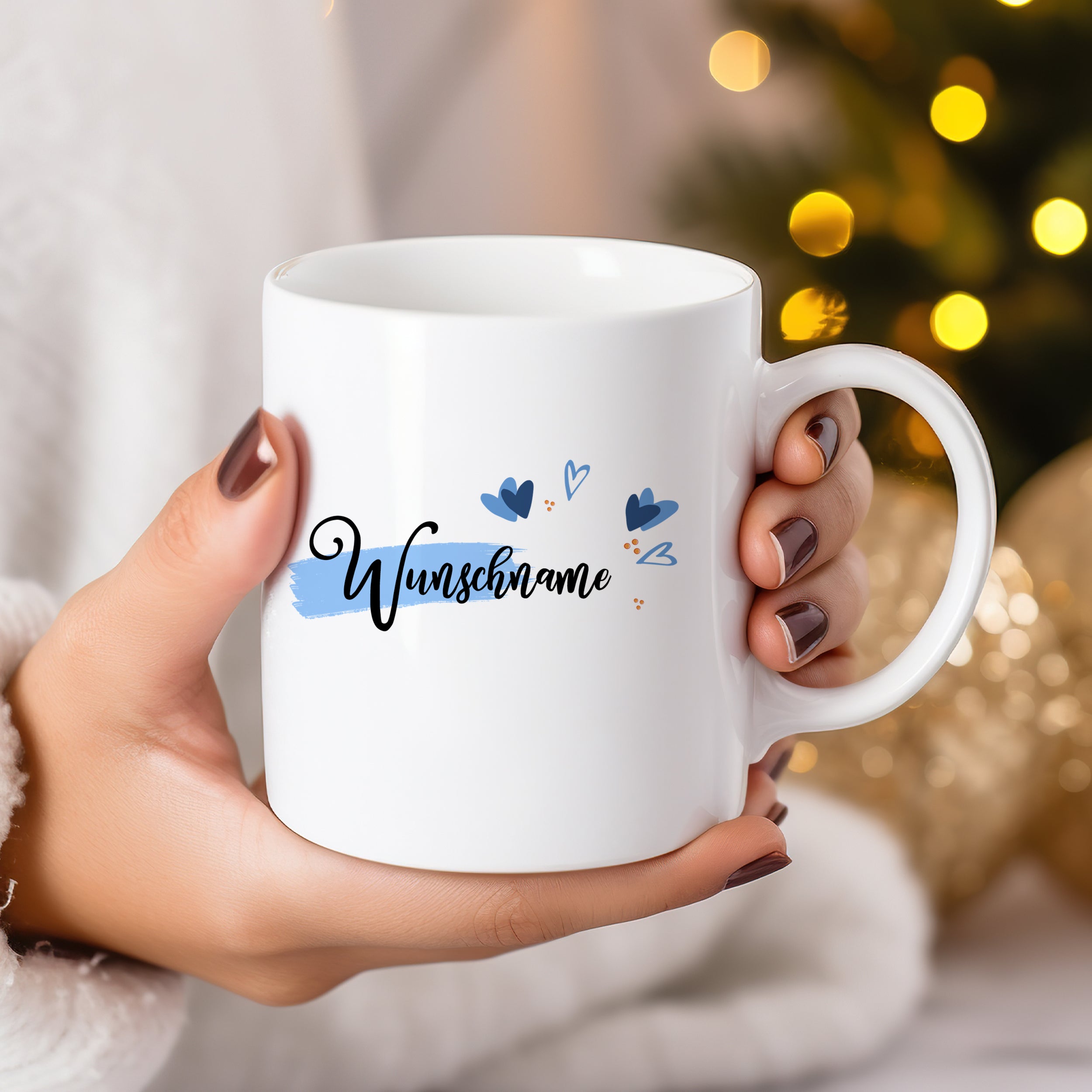 Tasse Spruch "Sei einfach glücklich"