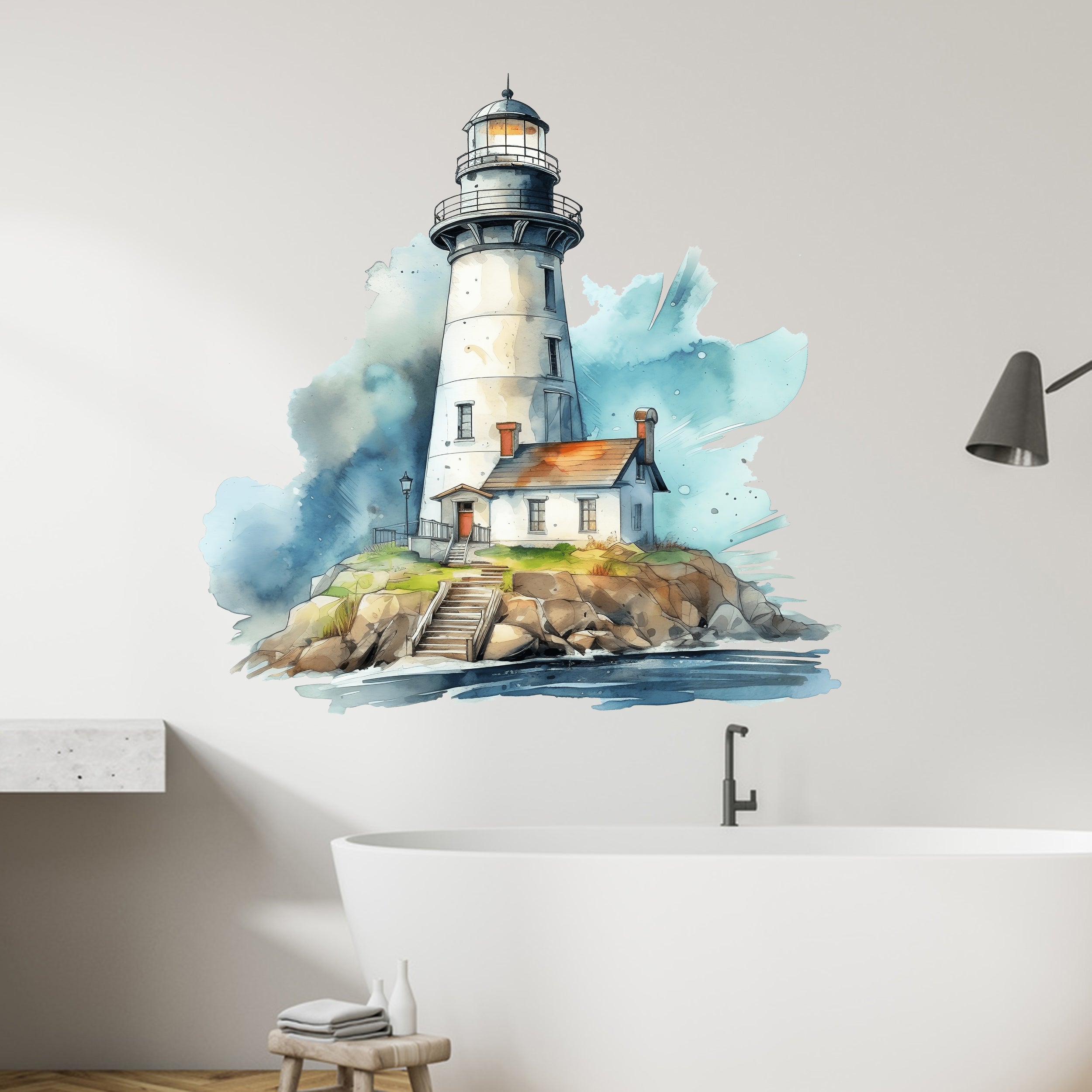 Wandtattoo Leuchtturm