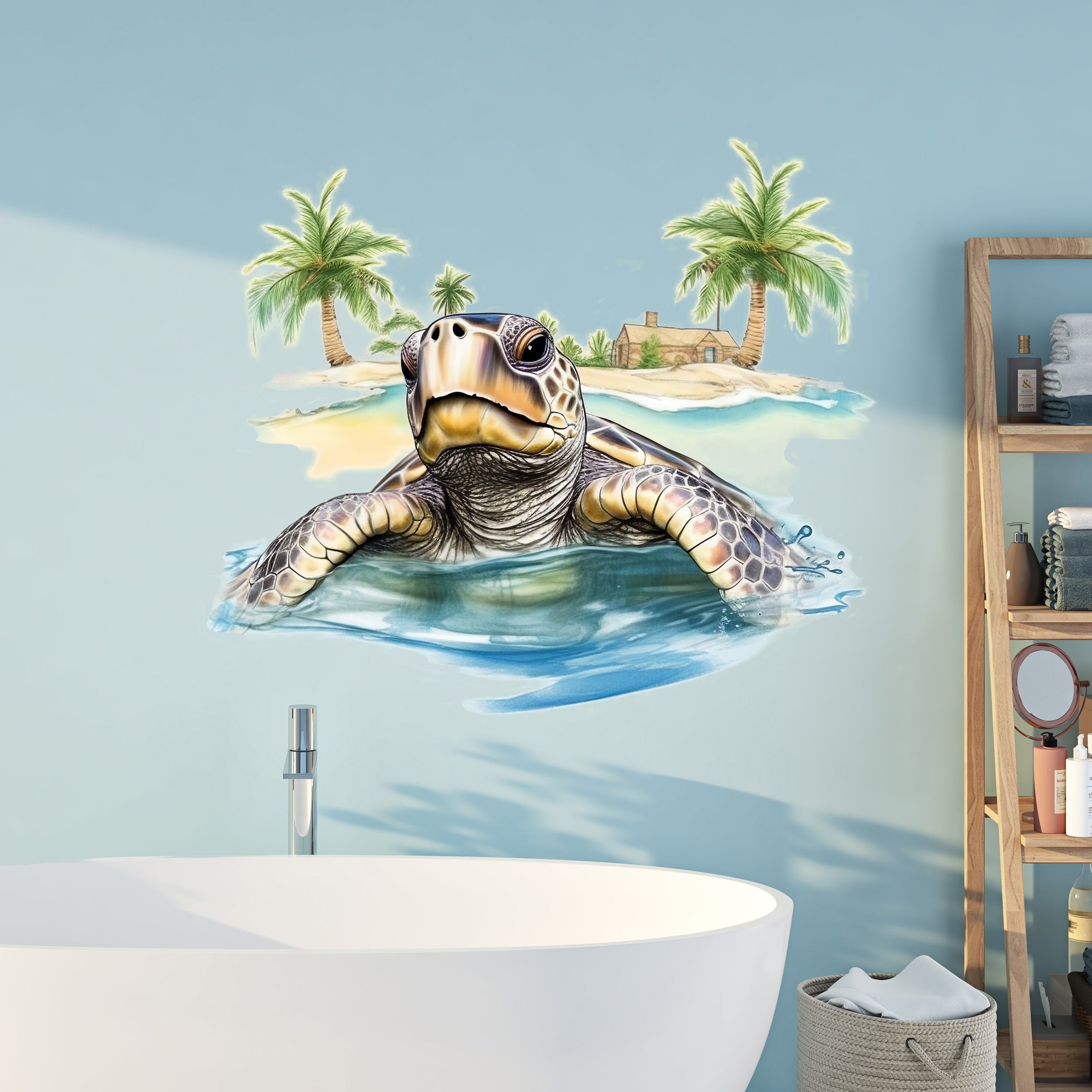Wandtattoo Meeresschildkröte