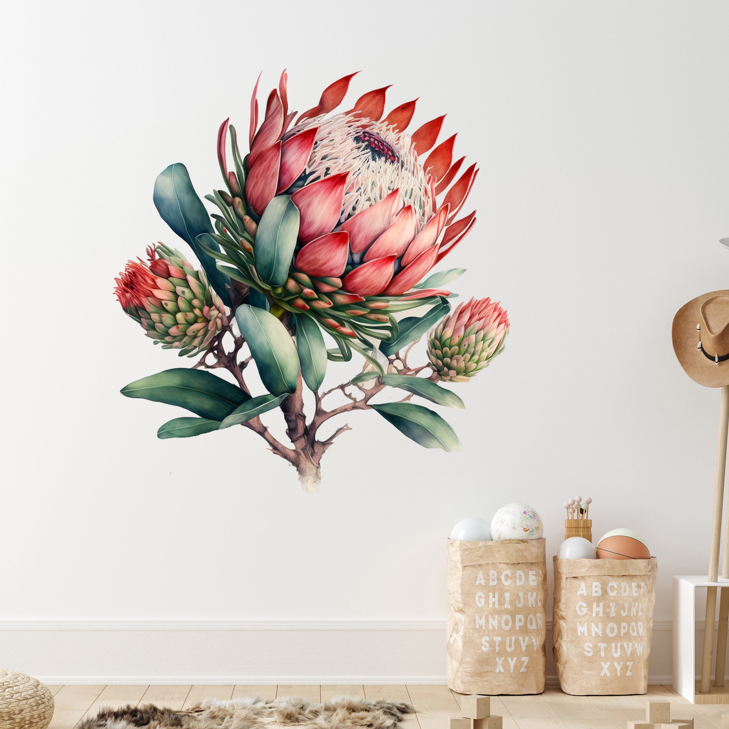 Wandtattoo Protea