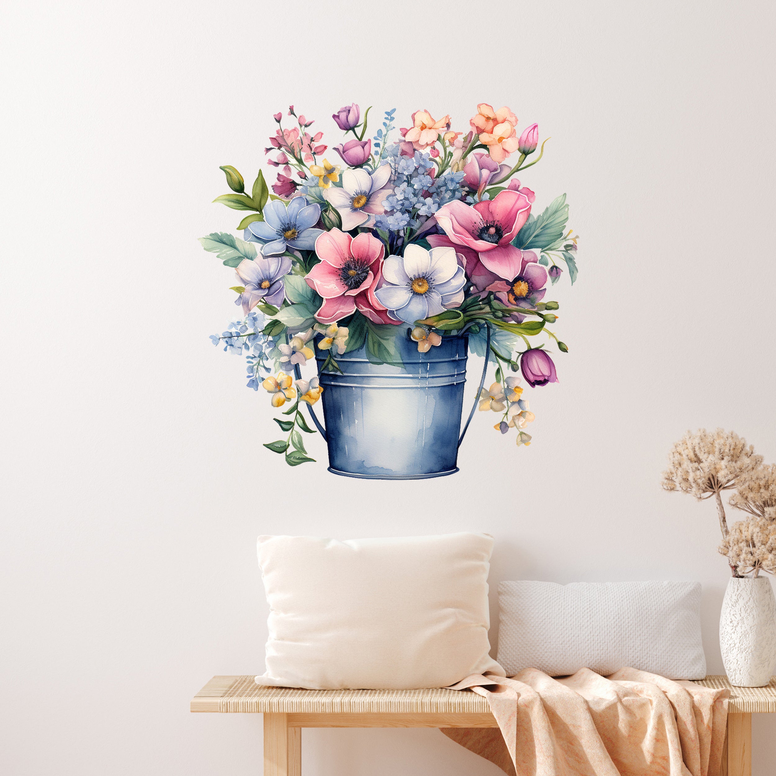 Wandtattoo Blumenstrauß