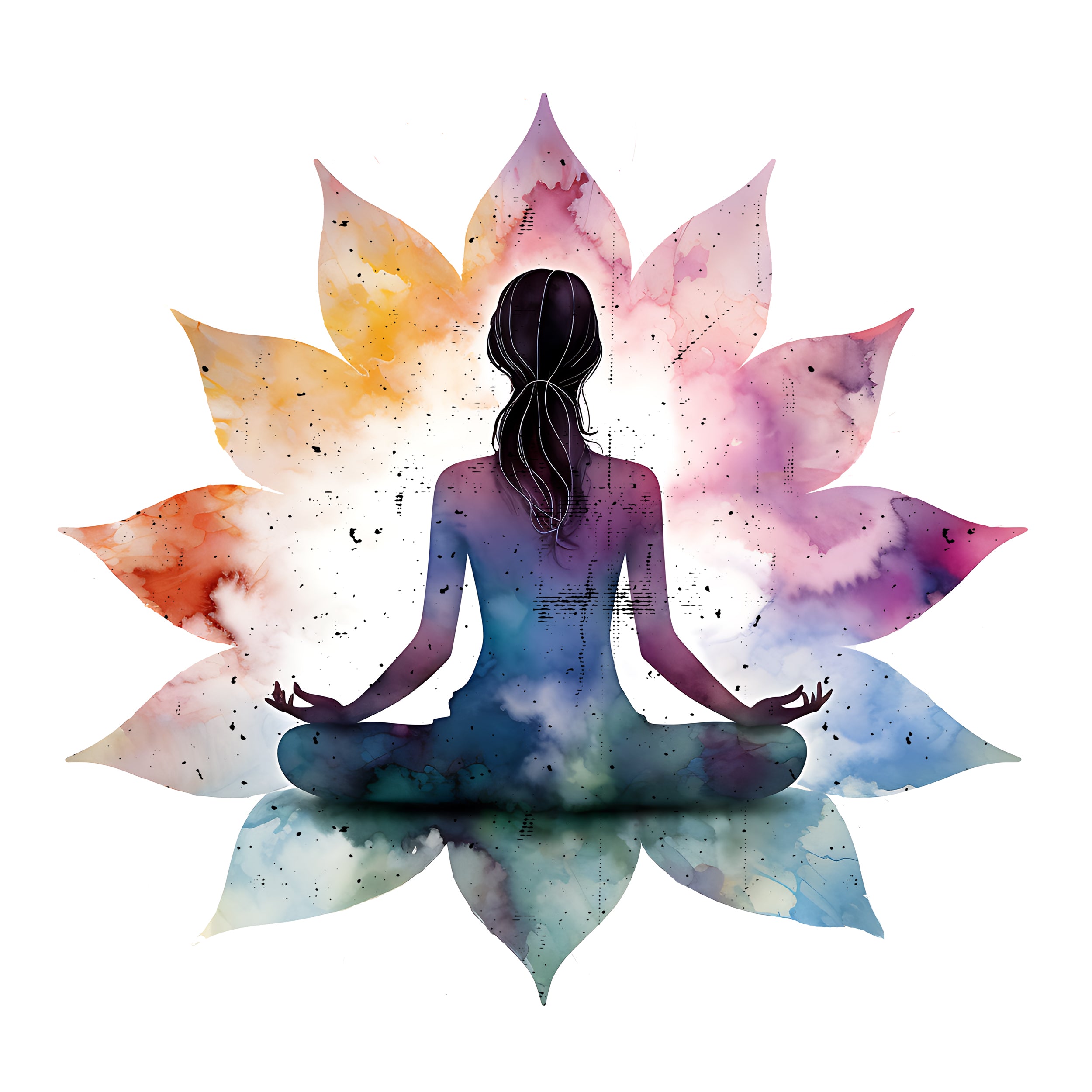 Wandtattoo Lotusblüte - Ruhe und Achtsamkeit erleben