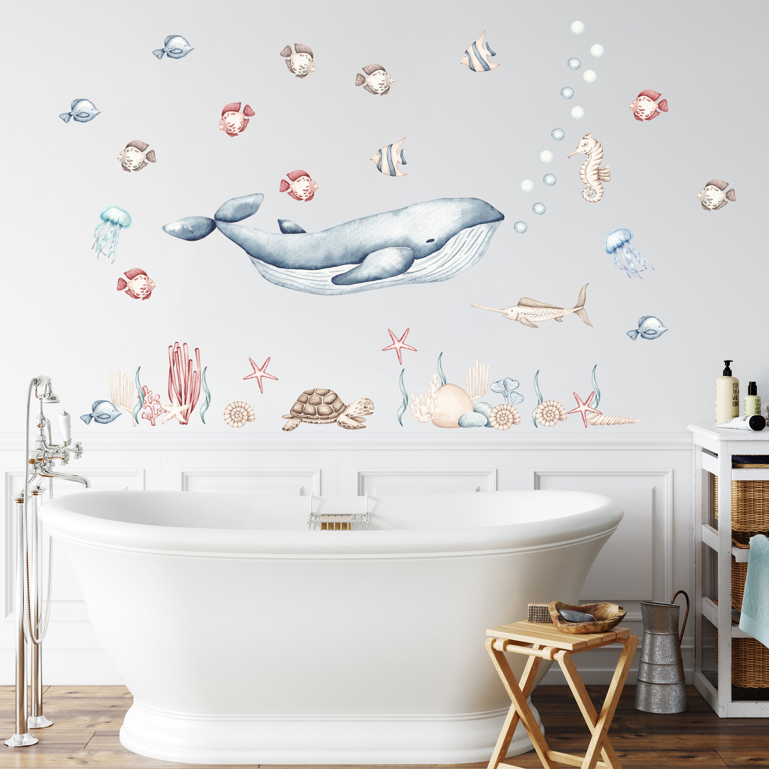 Wandtattoo Unterwasserwelt