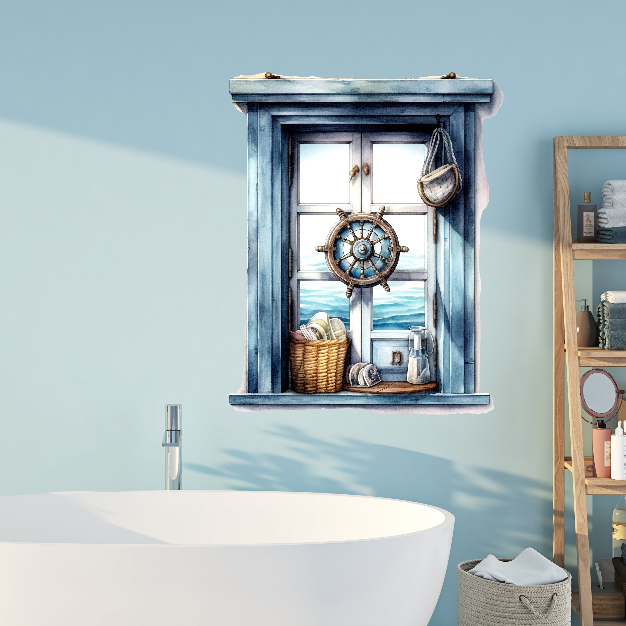 Wandtattoo Fensterblick