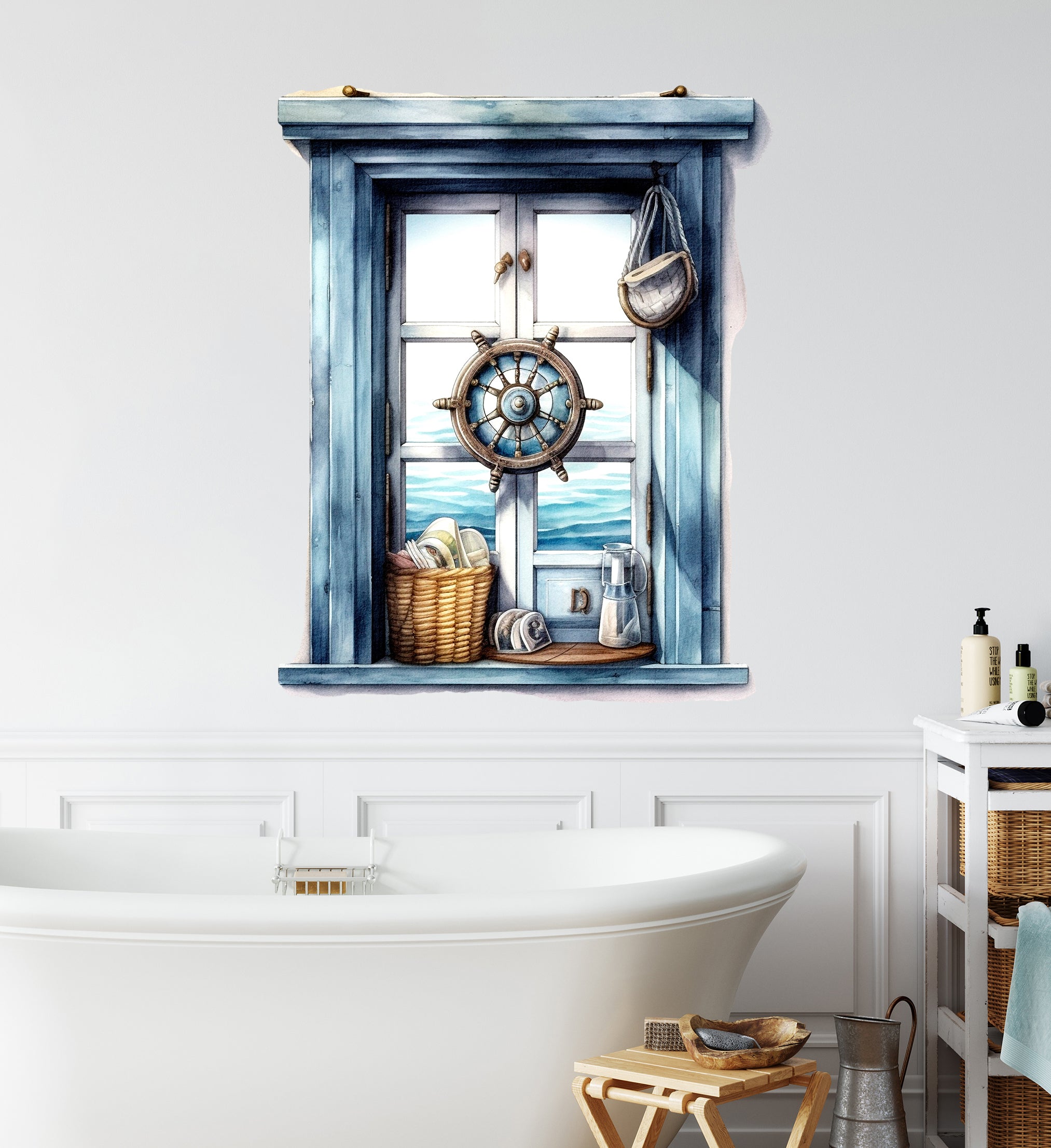 Wandtattoo Fensterblick