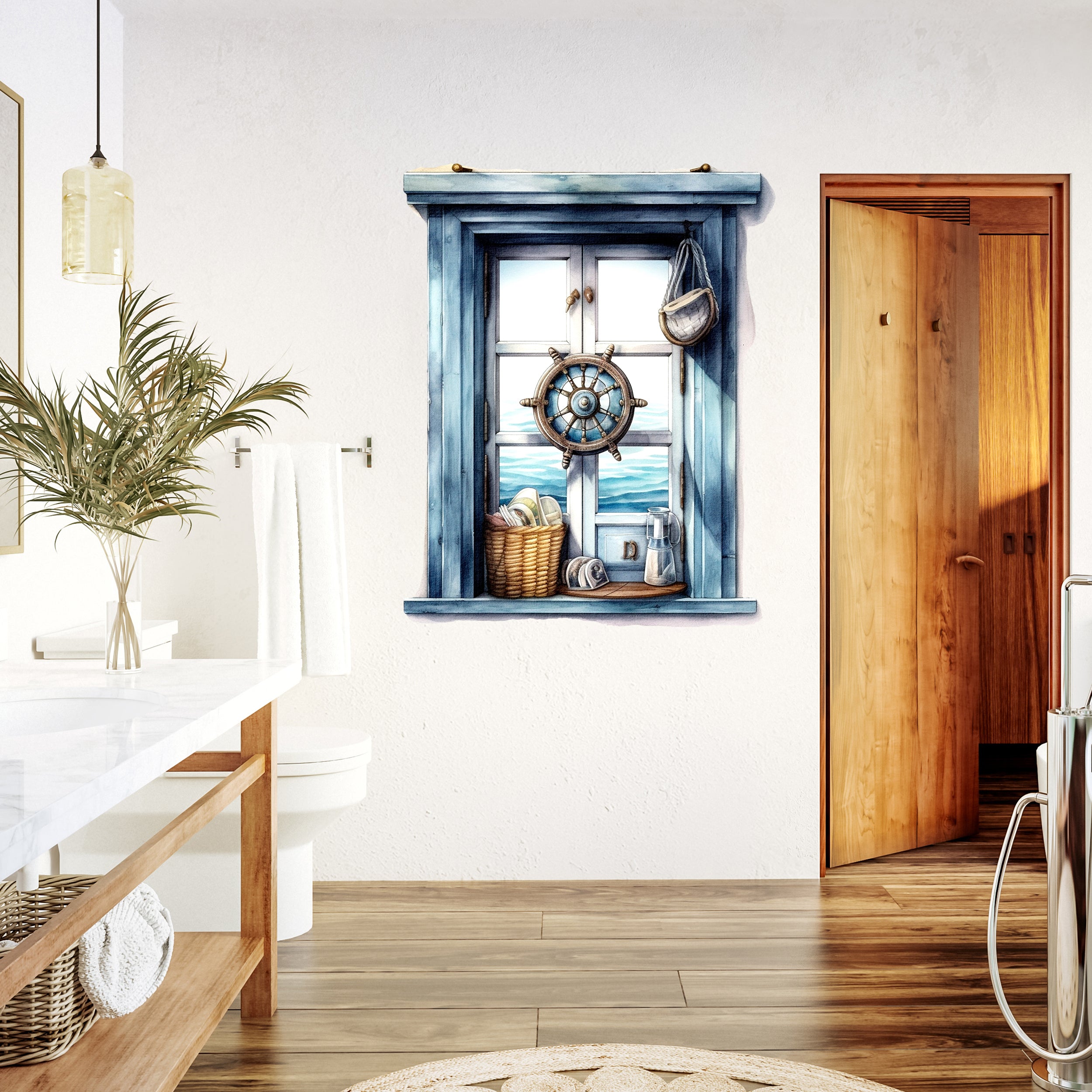 Wandtattoo Fensterblick