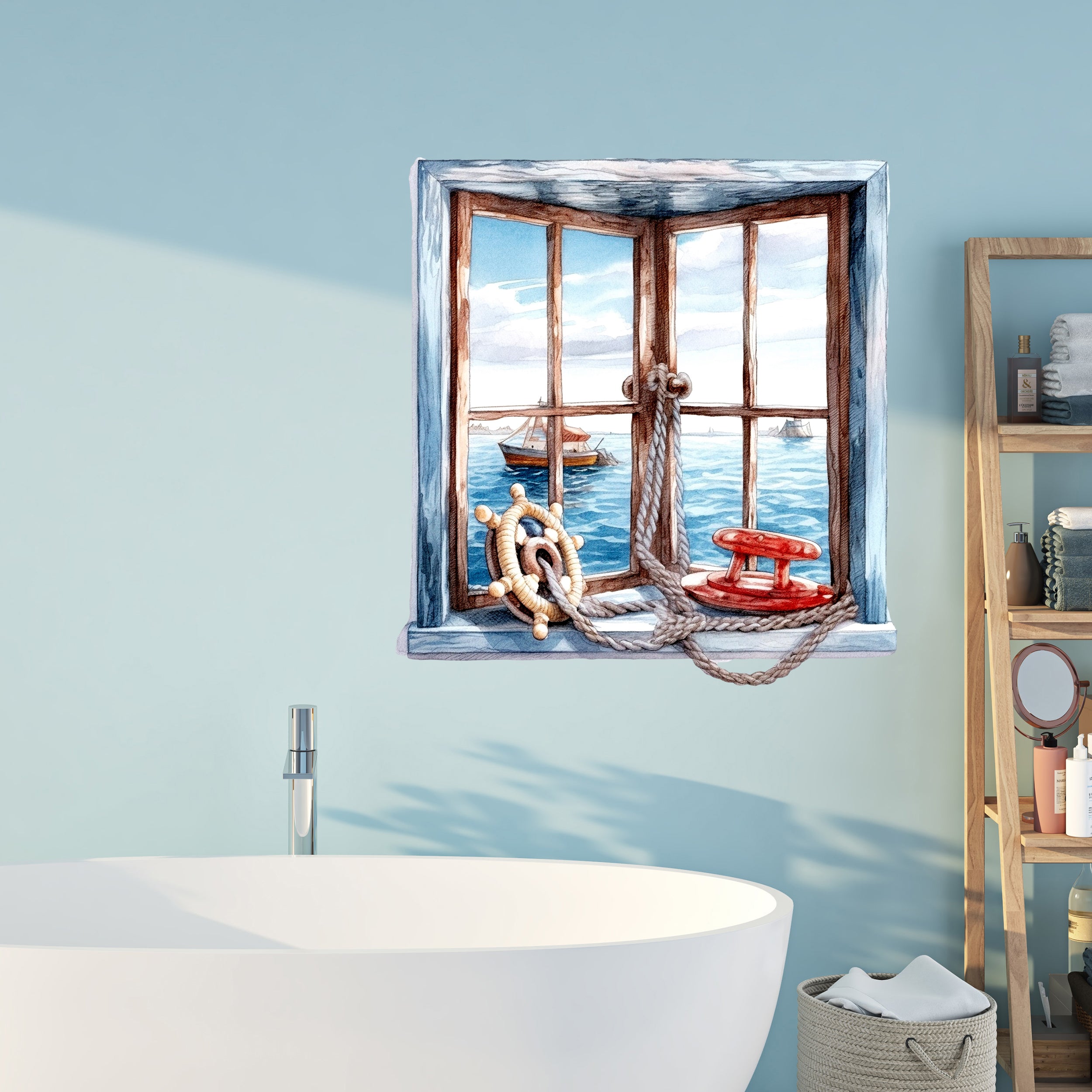 Wandtattoo Fensterblick