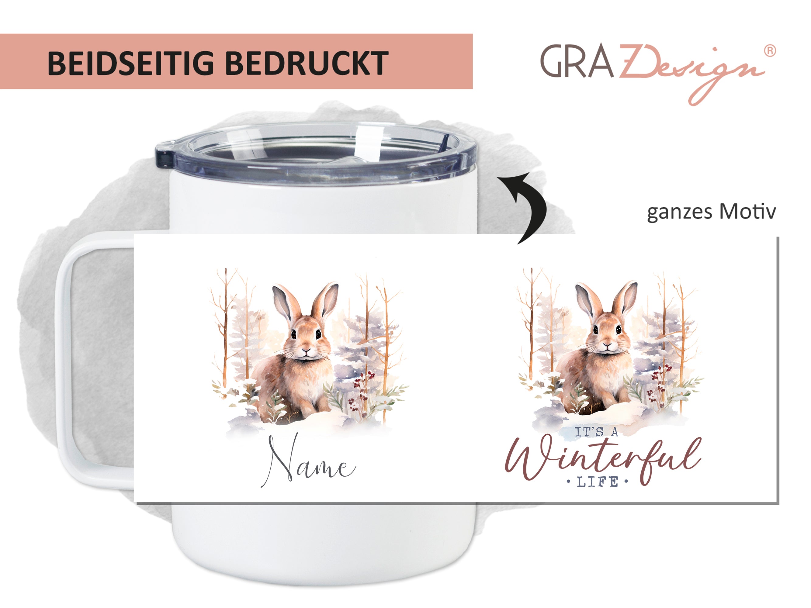 Wanderbecher Kaninchen