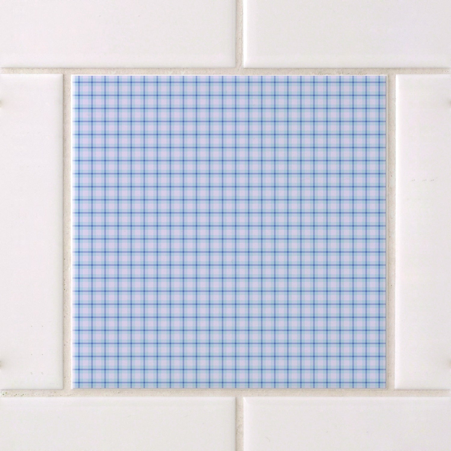 Fliesenaufkleber Blau 30 Stück