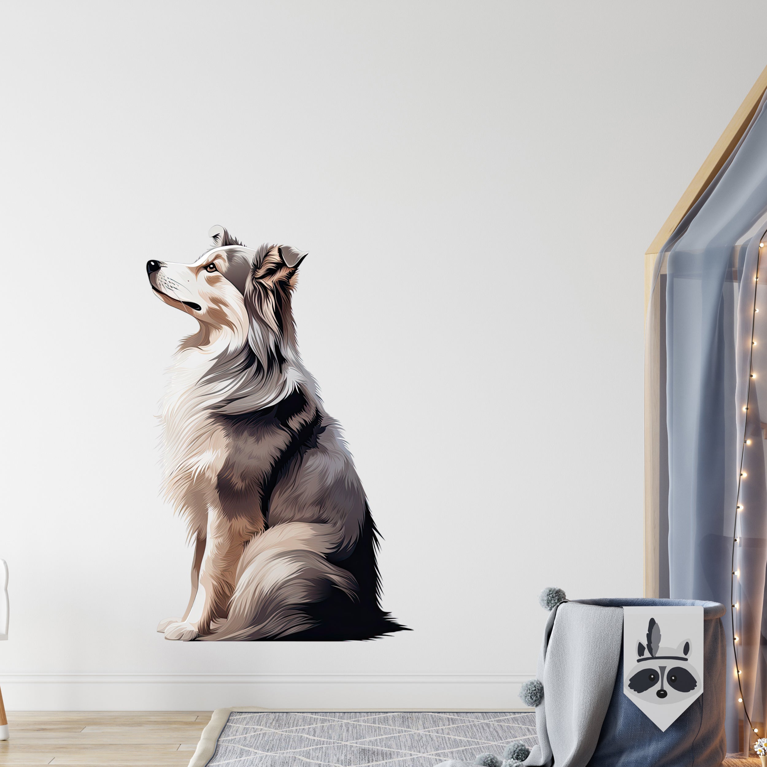 Wandtattoo Hund