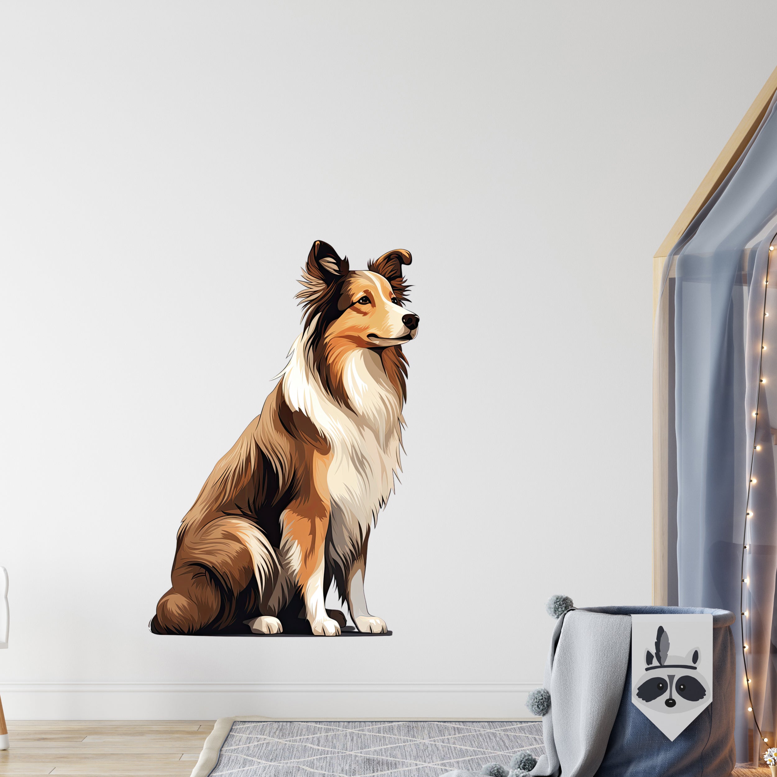 Wandtattoo Collie