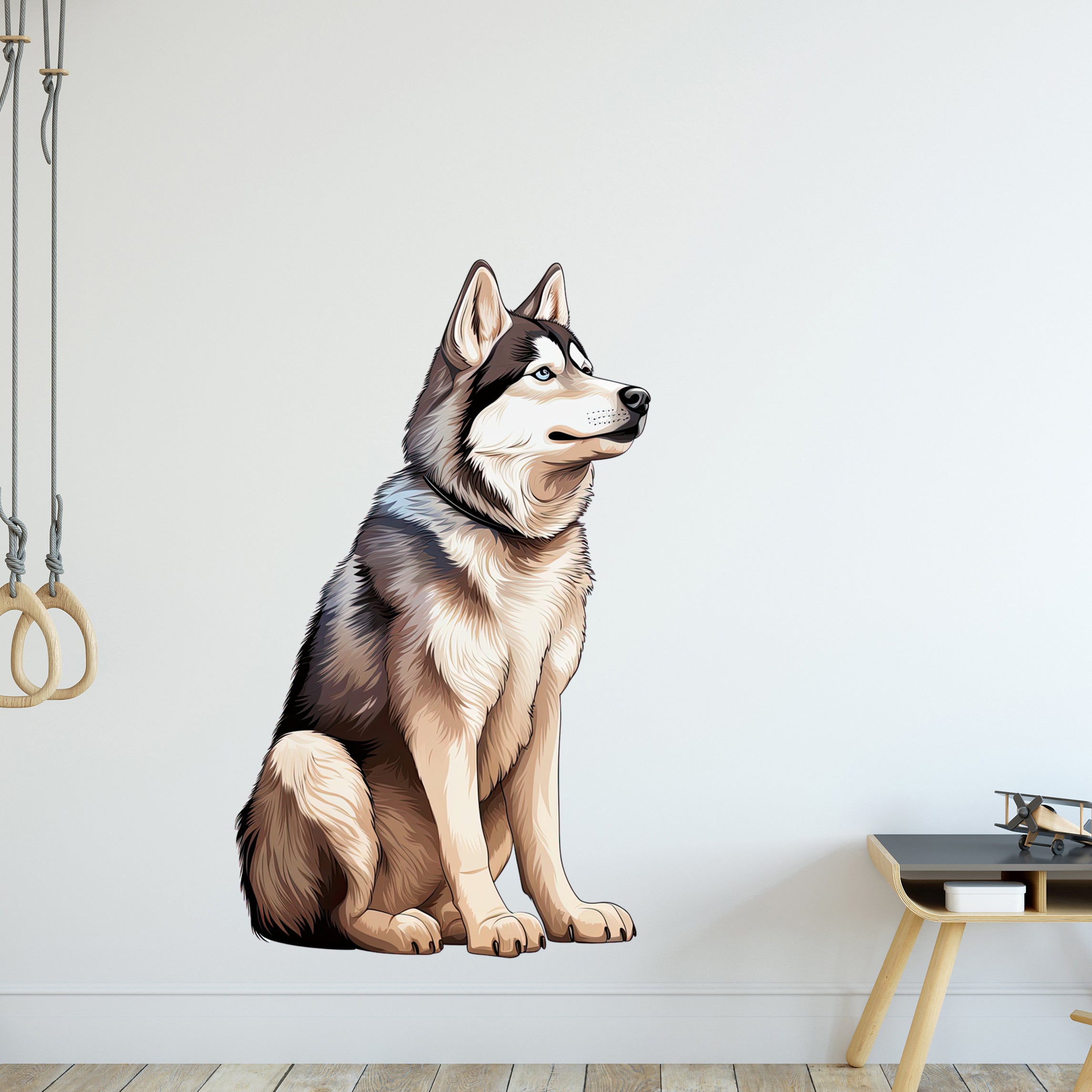 Wandtattoo Husky