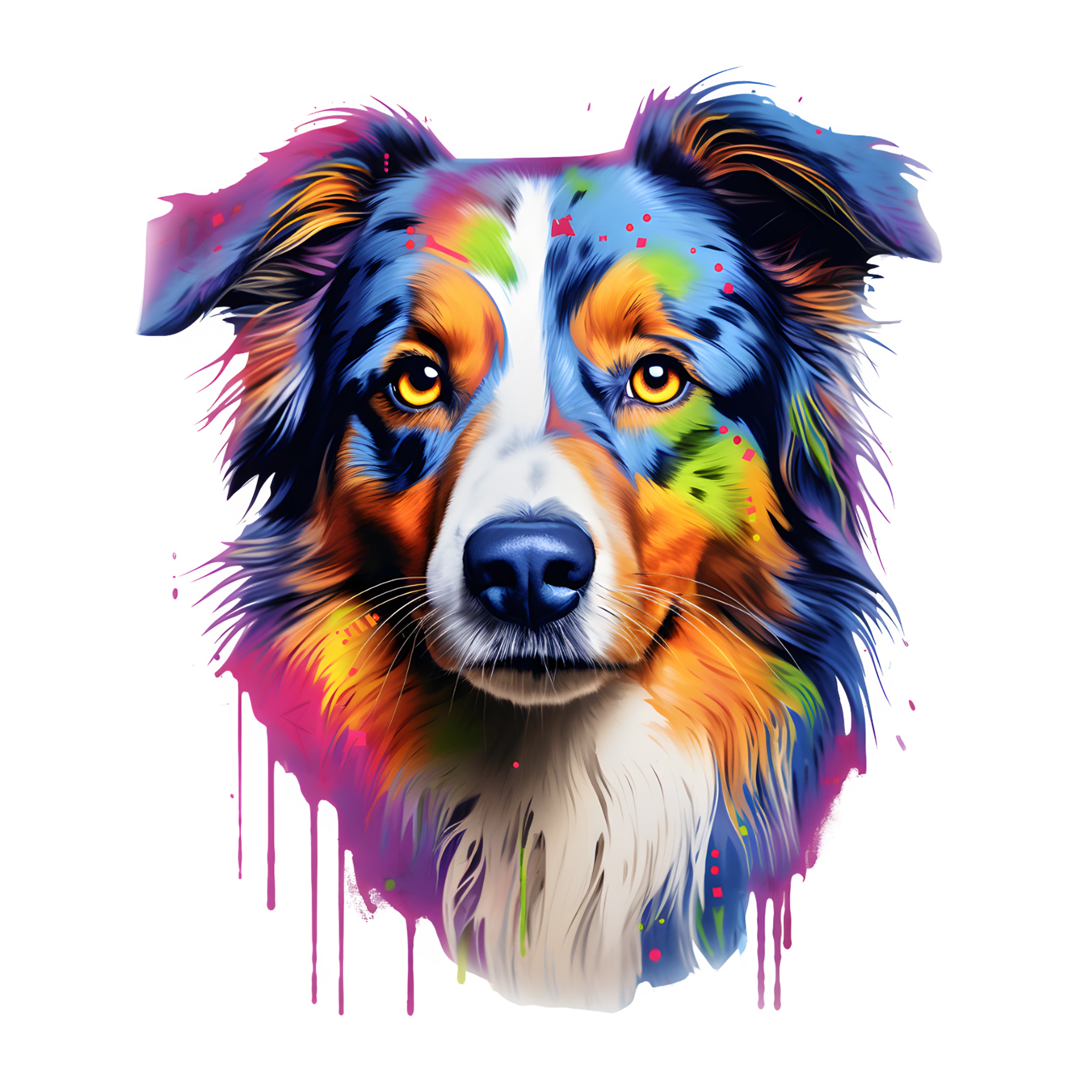 Wandtattoo Australian Shepherd
