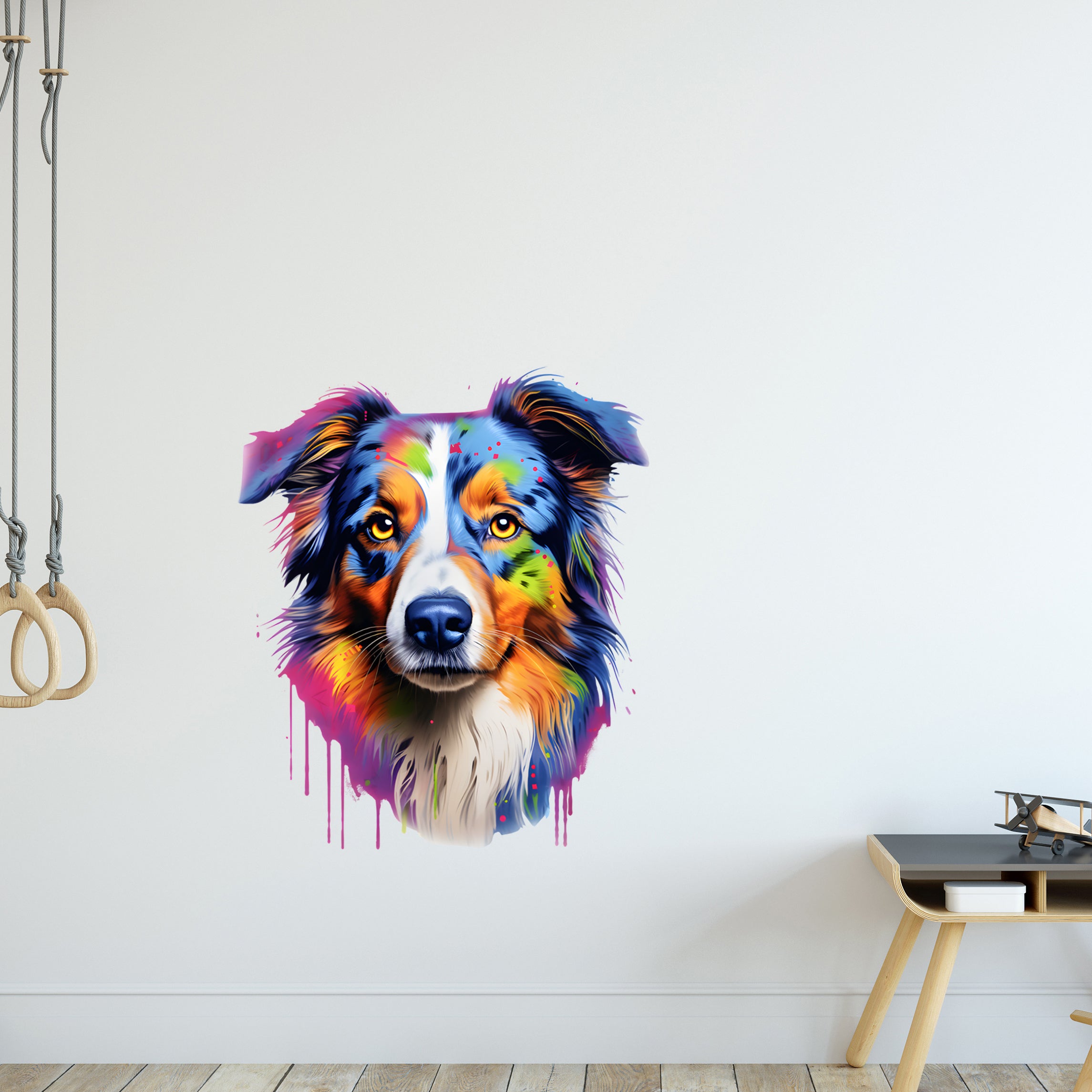 Wandtattoo Australian Shepherd