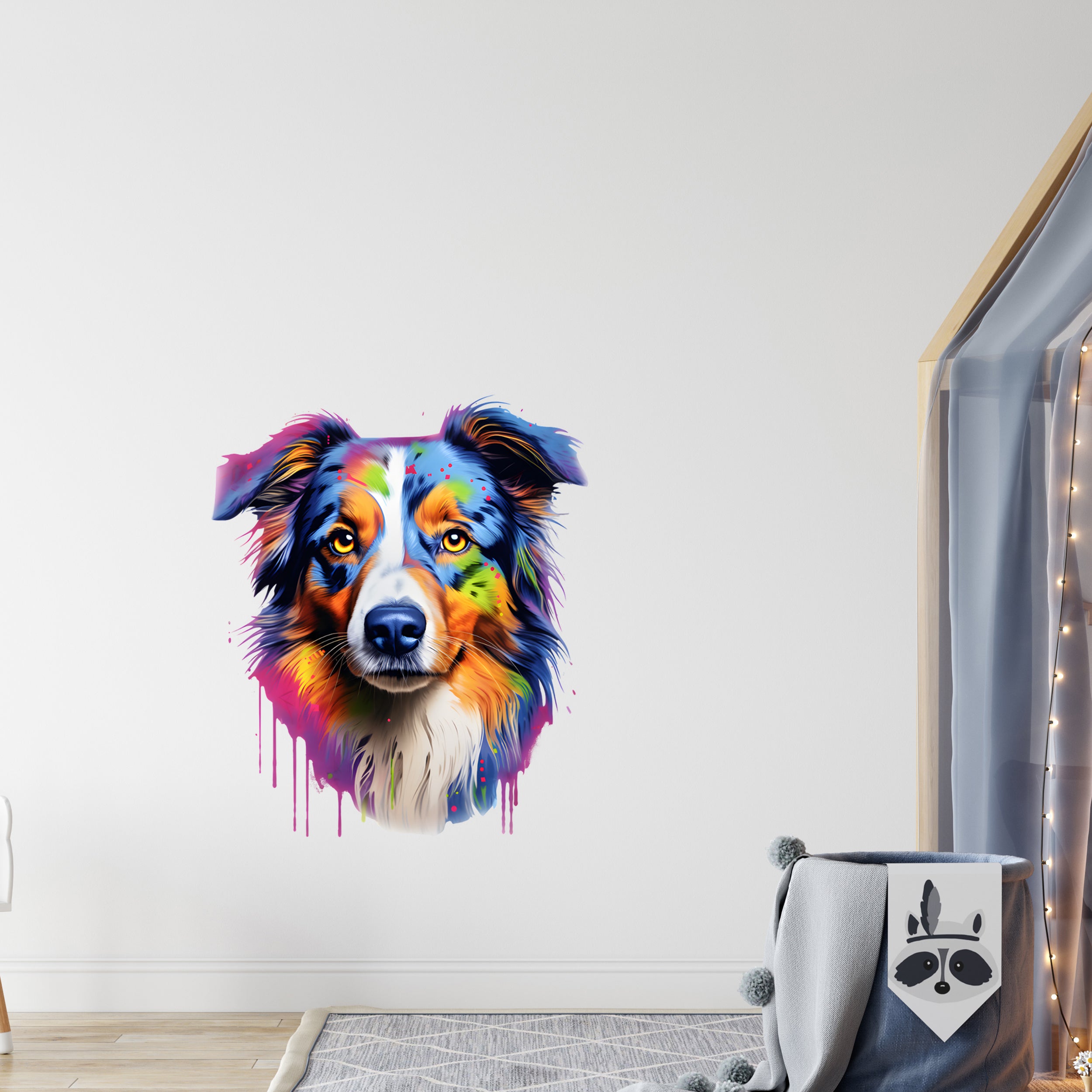 Wandtattoo Australian Shepherd