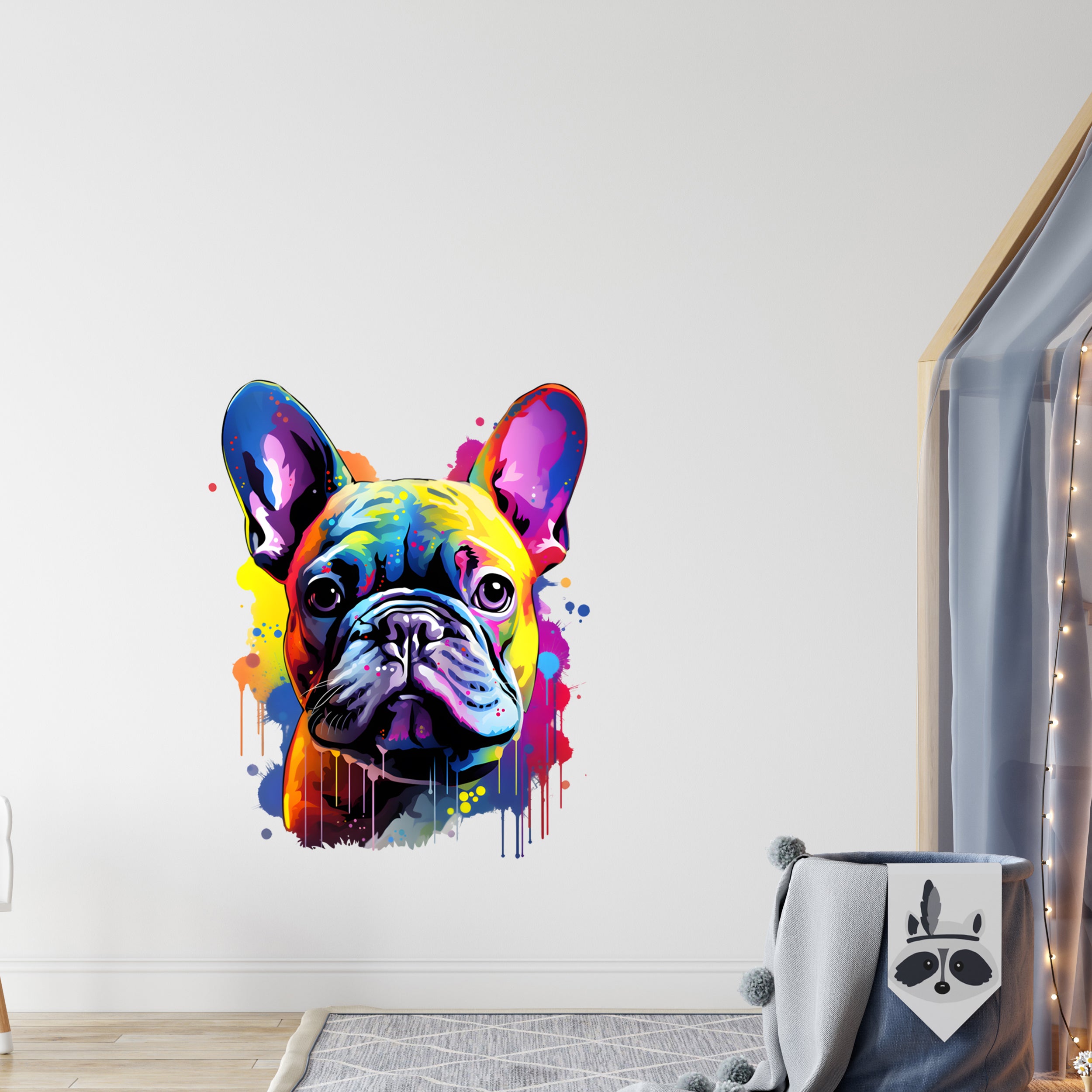 Wandtattoo Französische Bulldogge