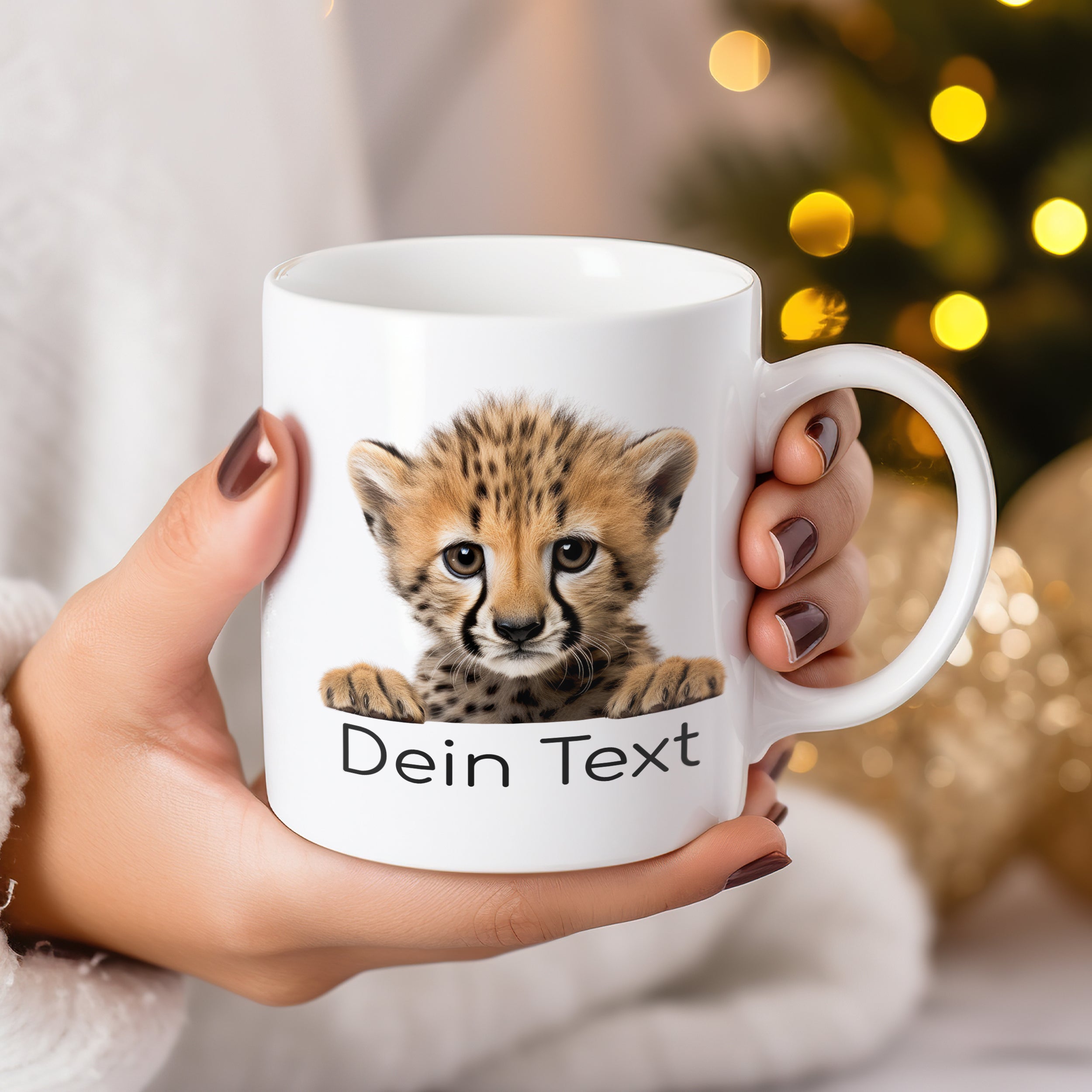 Tasse mit Gepard