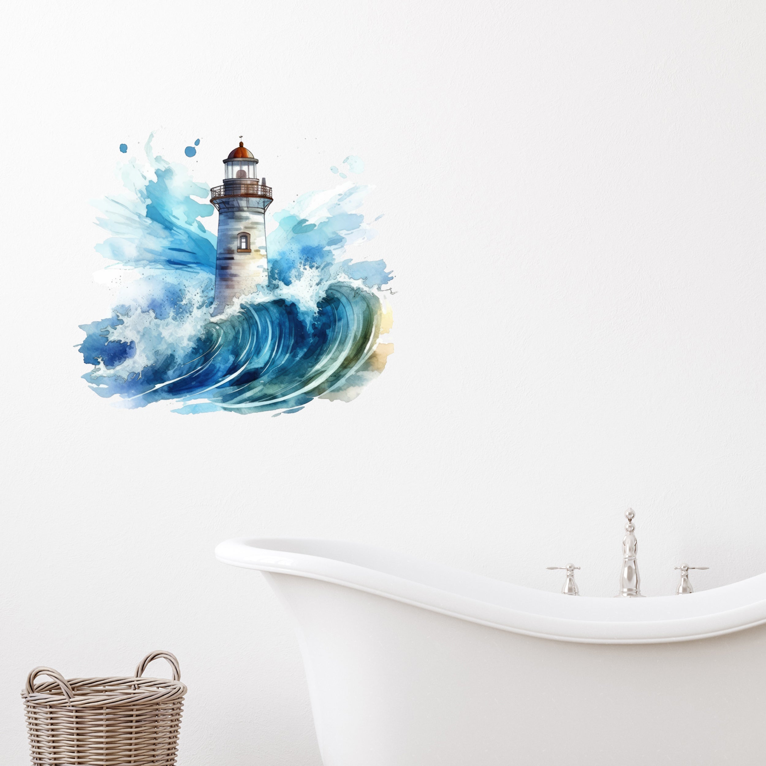 Wandtattoo Leuchtturm - Ein Ozean der Ruhe