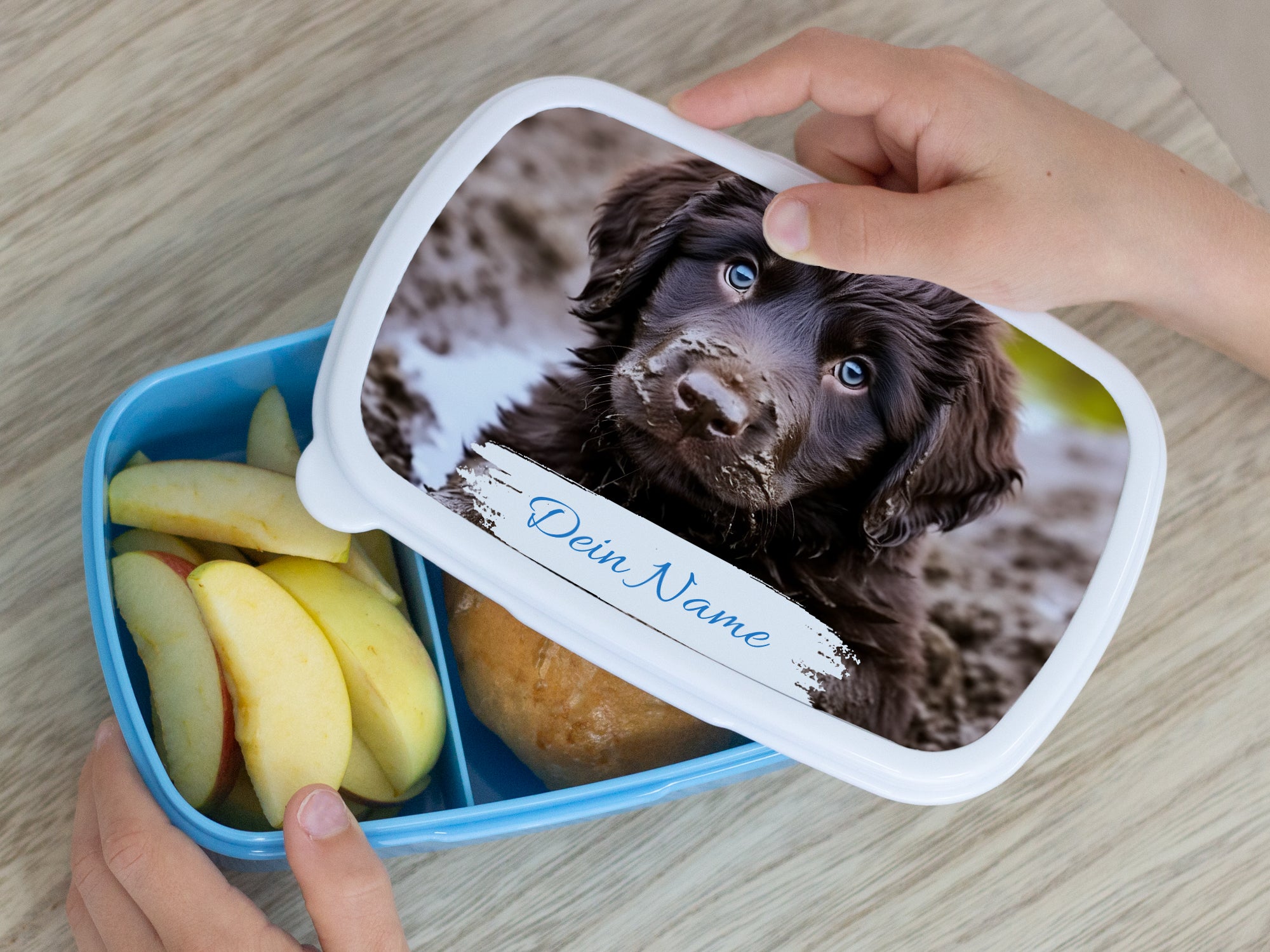 Brotdose mit Hundemotiv