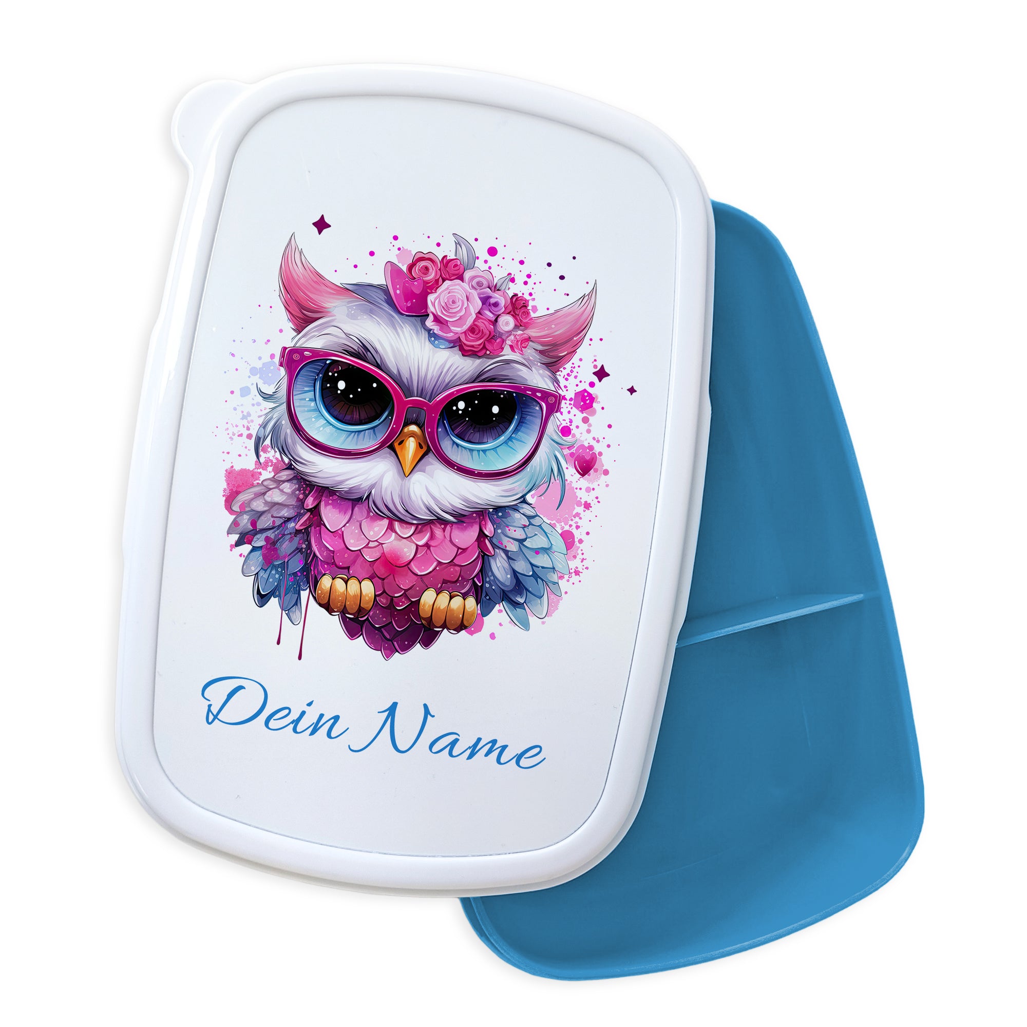 Brotdose mit Eule - Ein bunter Begleiter für deinen Alltag