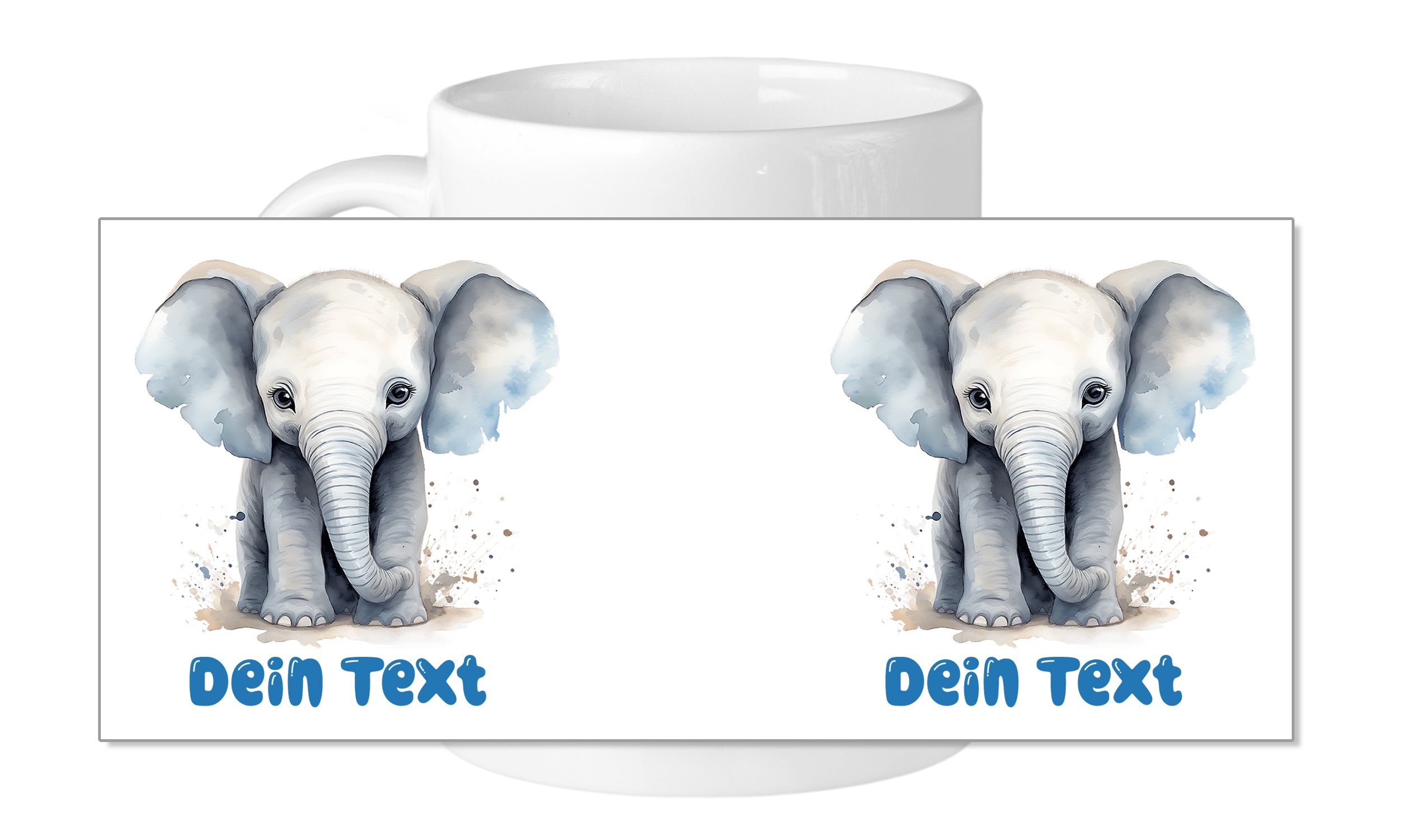 Tasse Elefant