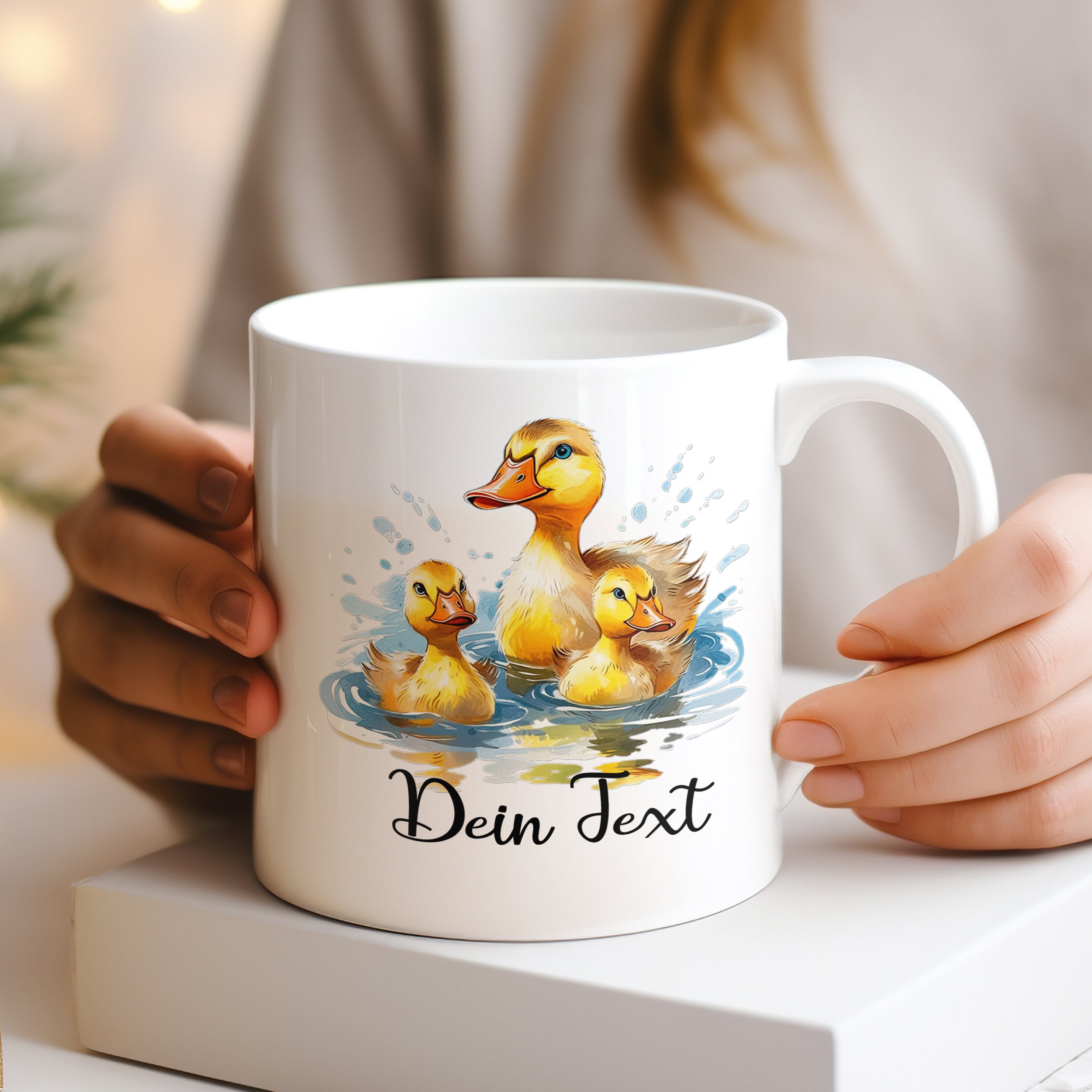 Tasse Entenfamilie