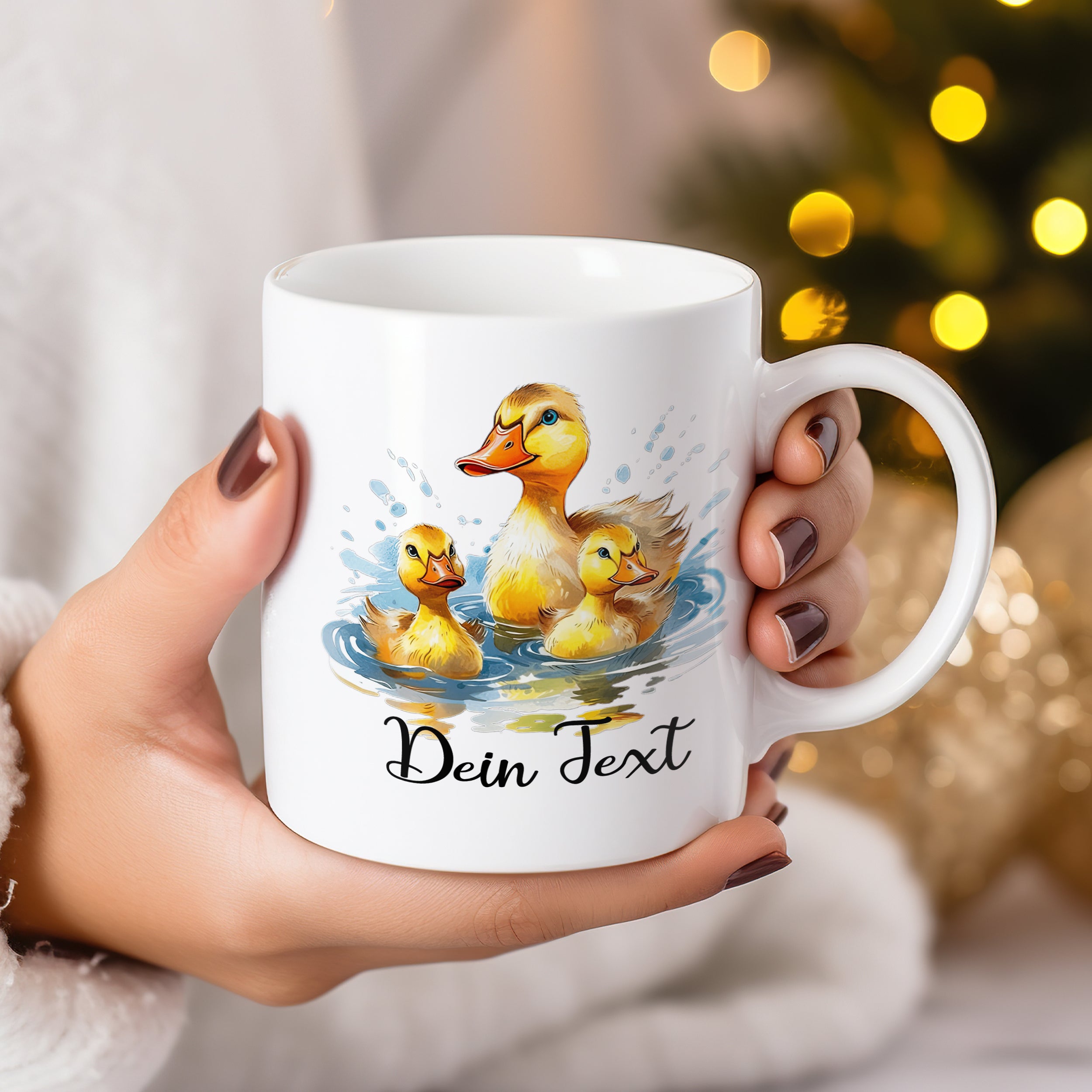 Tasse Entenfamilie