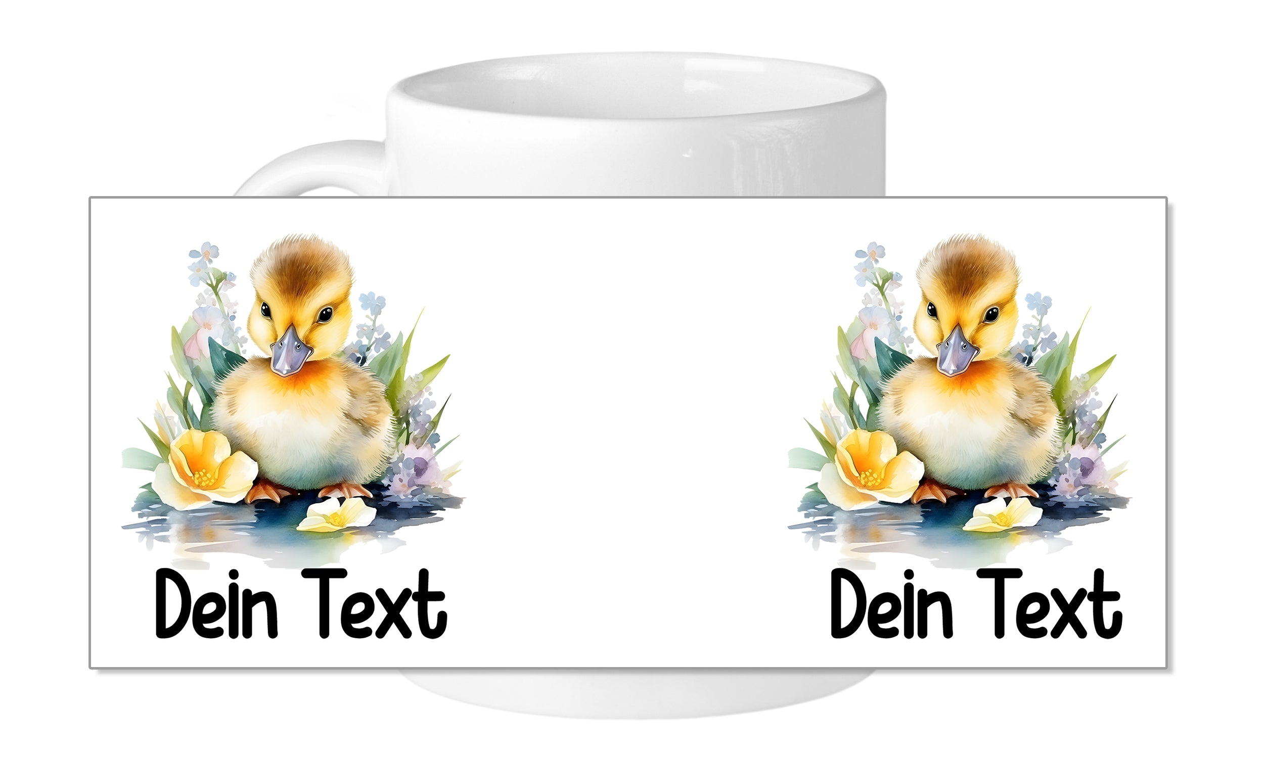 Tasse mit Entenküken