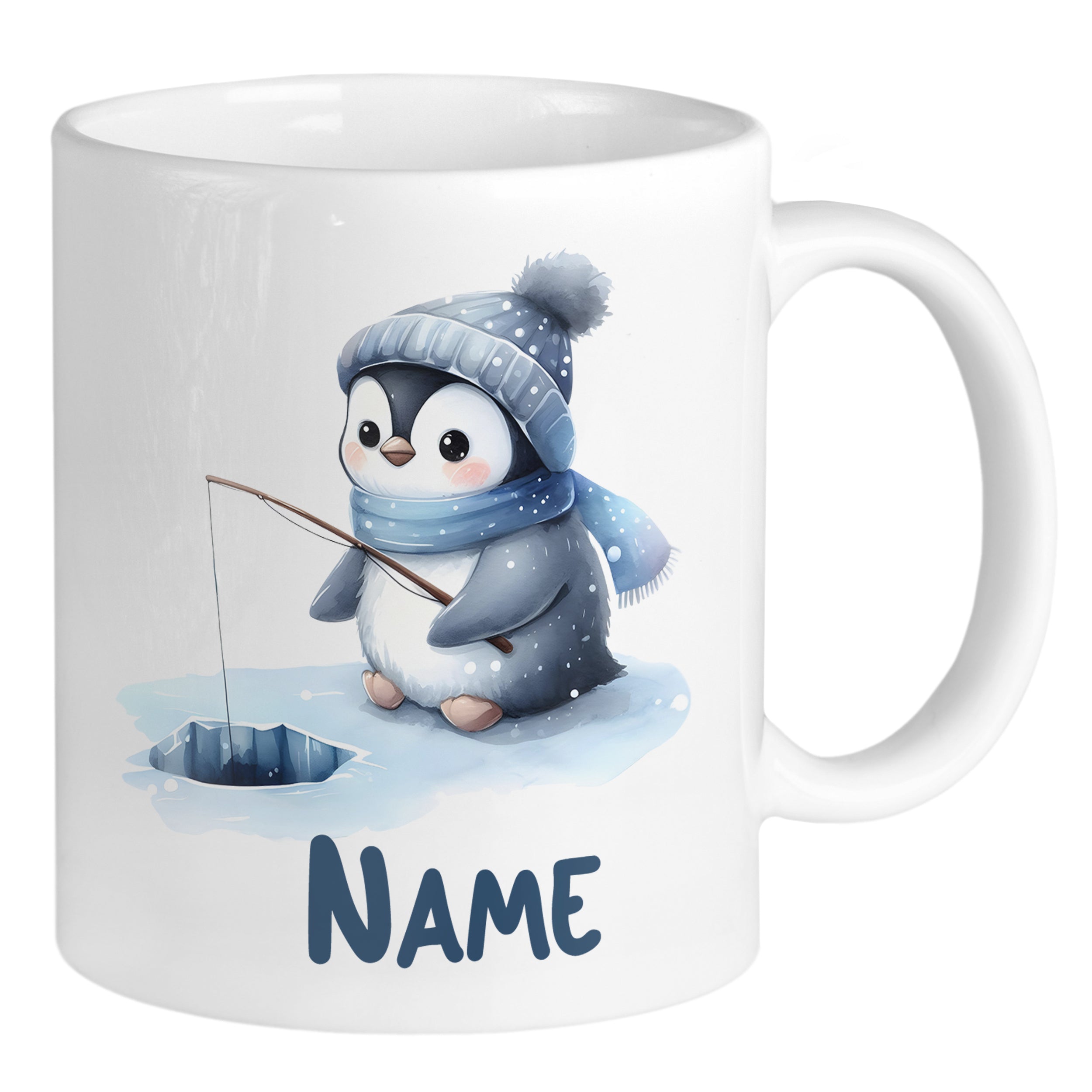 Tasse Pinguin Angler