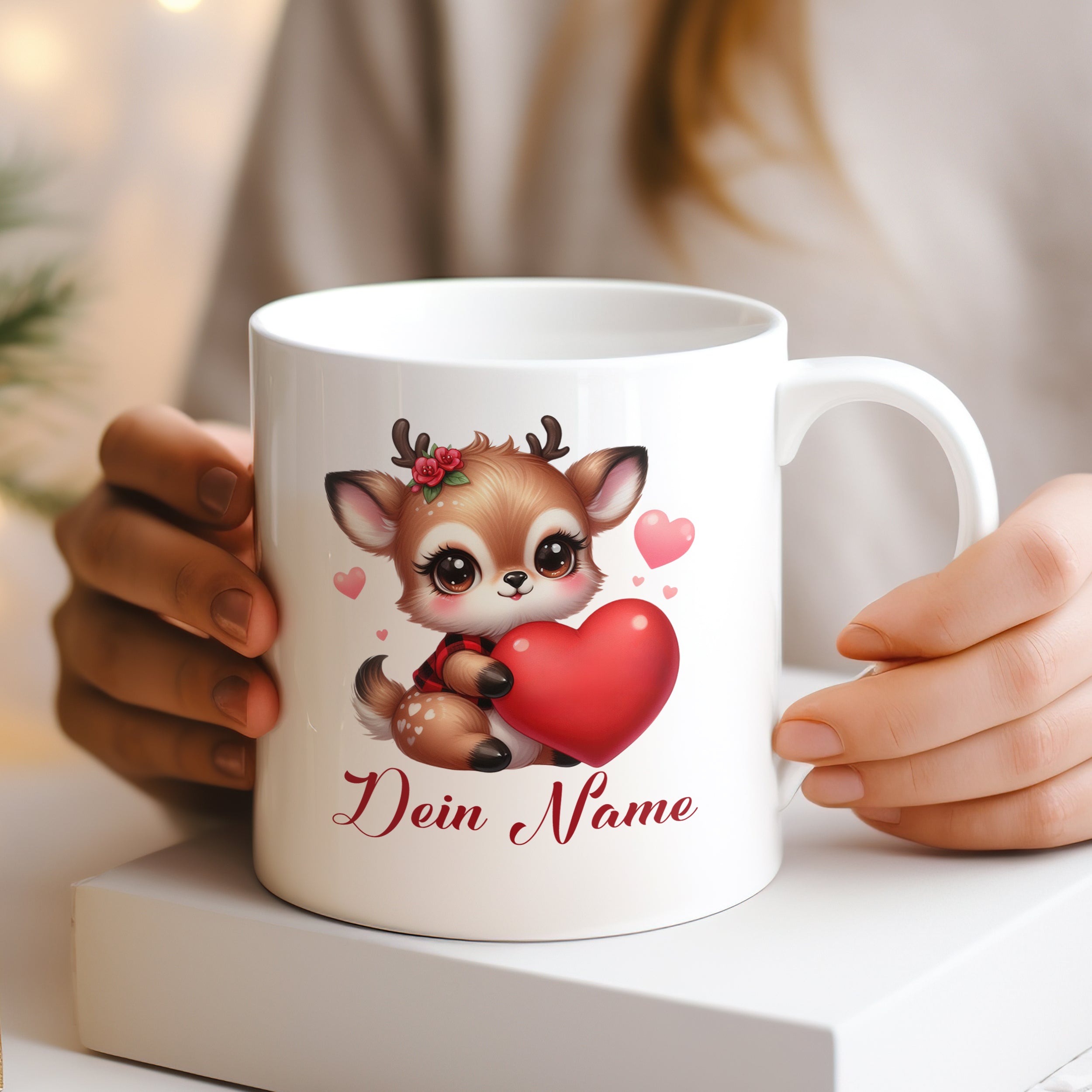 Tasse Reh - Für Herzliche Momente