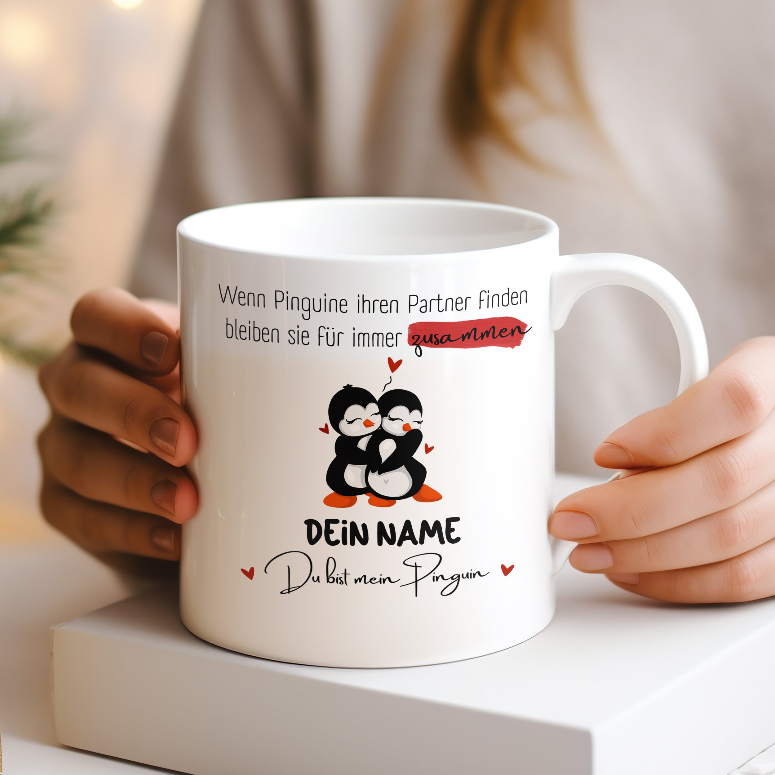 Tasse Du bist mein Pinguin