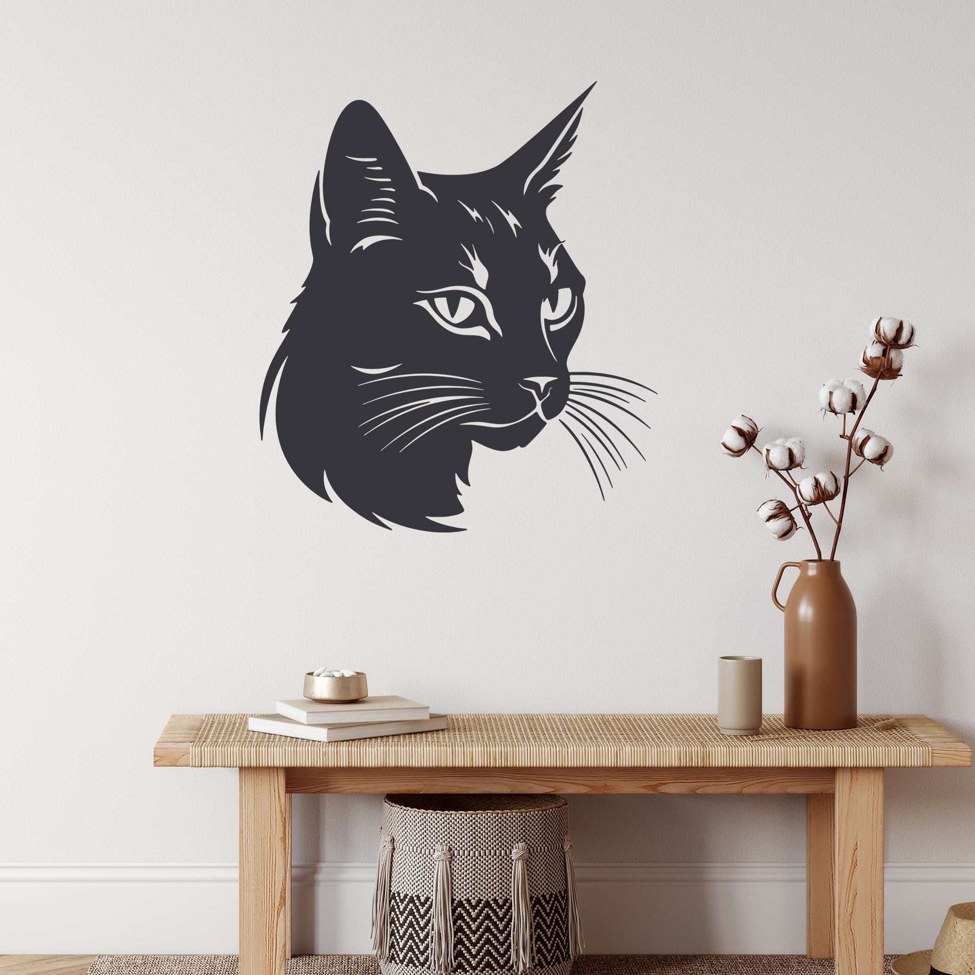 Wandtattoo Katze - Eleganz für dein Zuhause