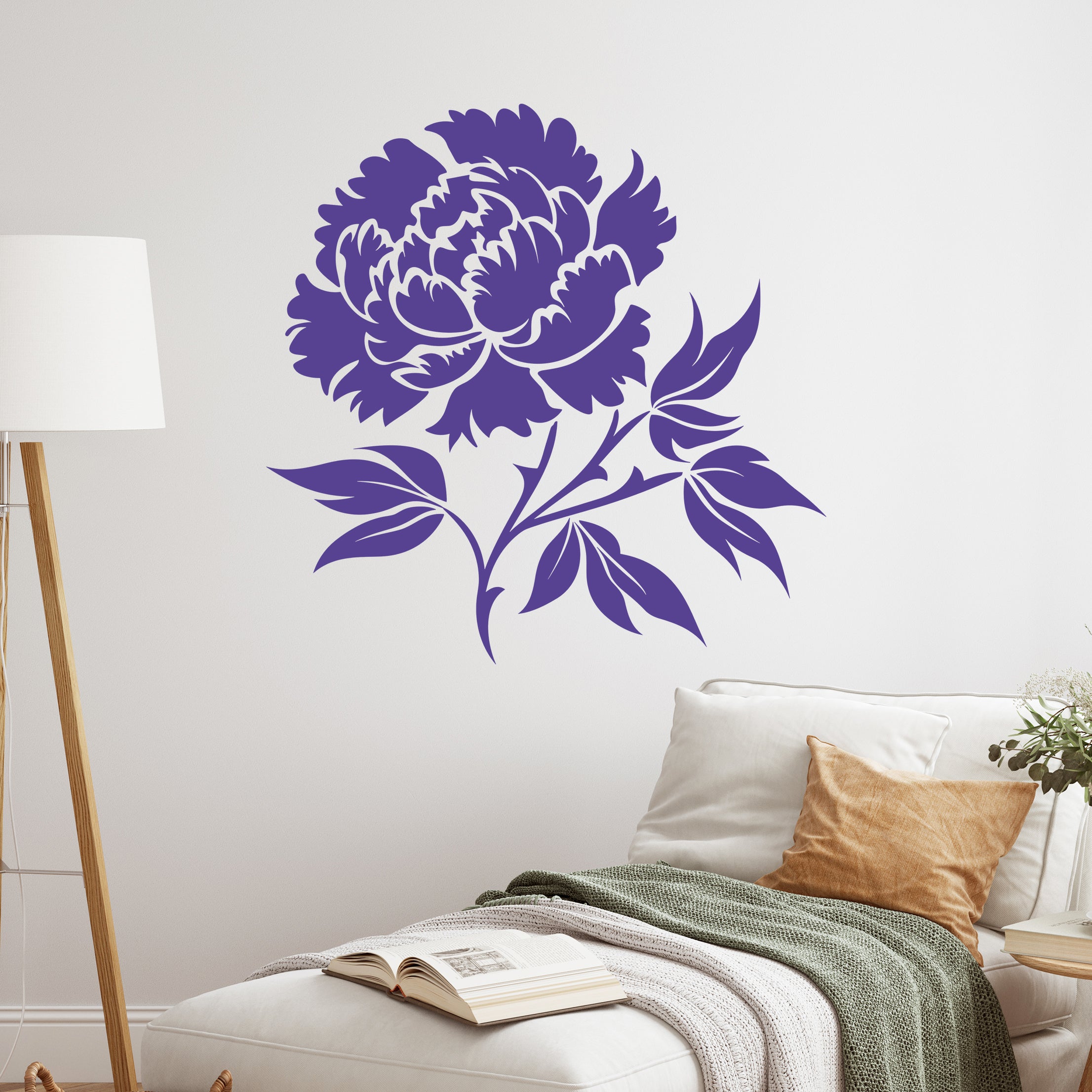 Wandtattoo Pfingstrose