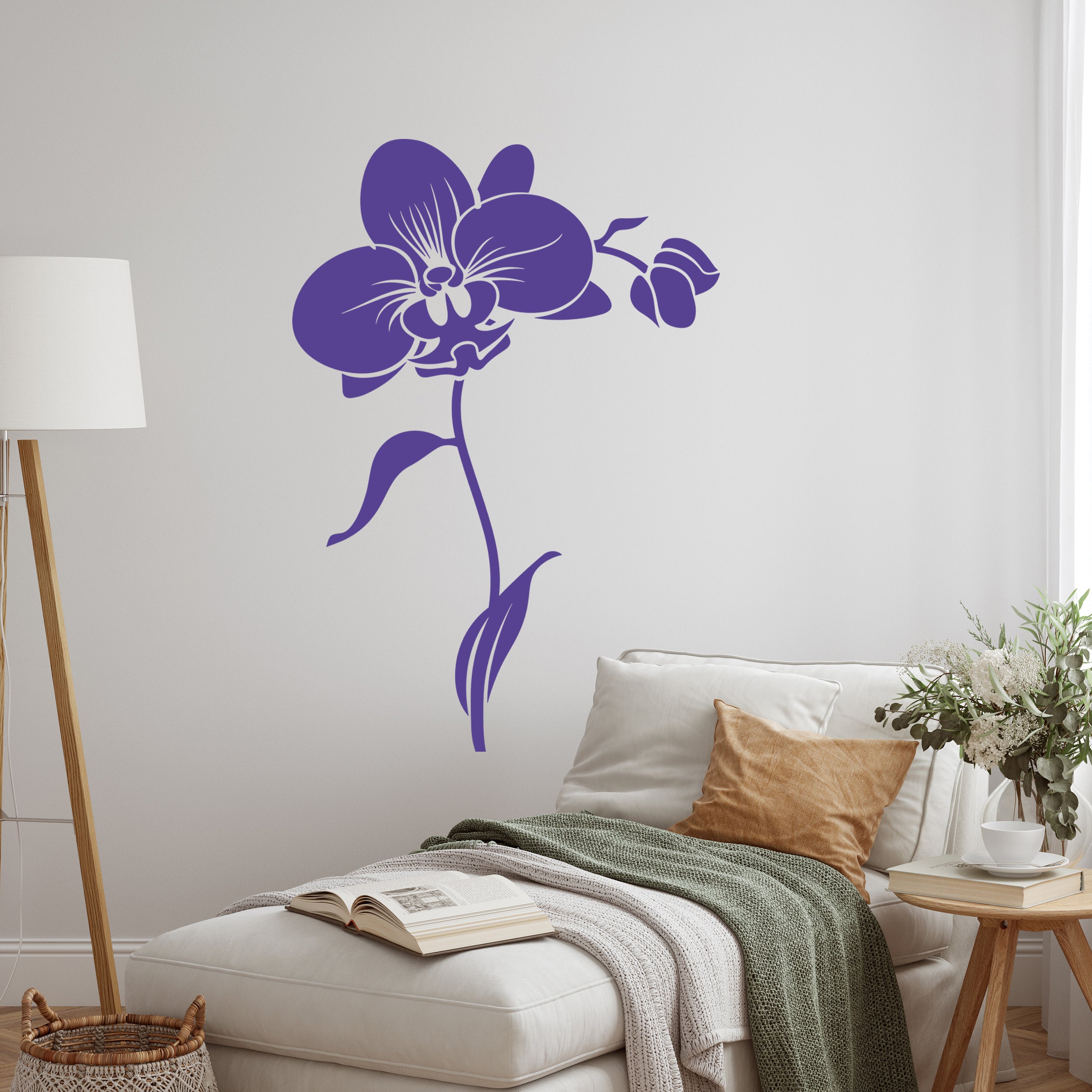 Wandtattoo Orchidee - Blühende Eleganz für dein Zuhause