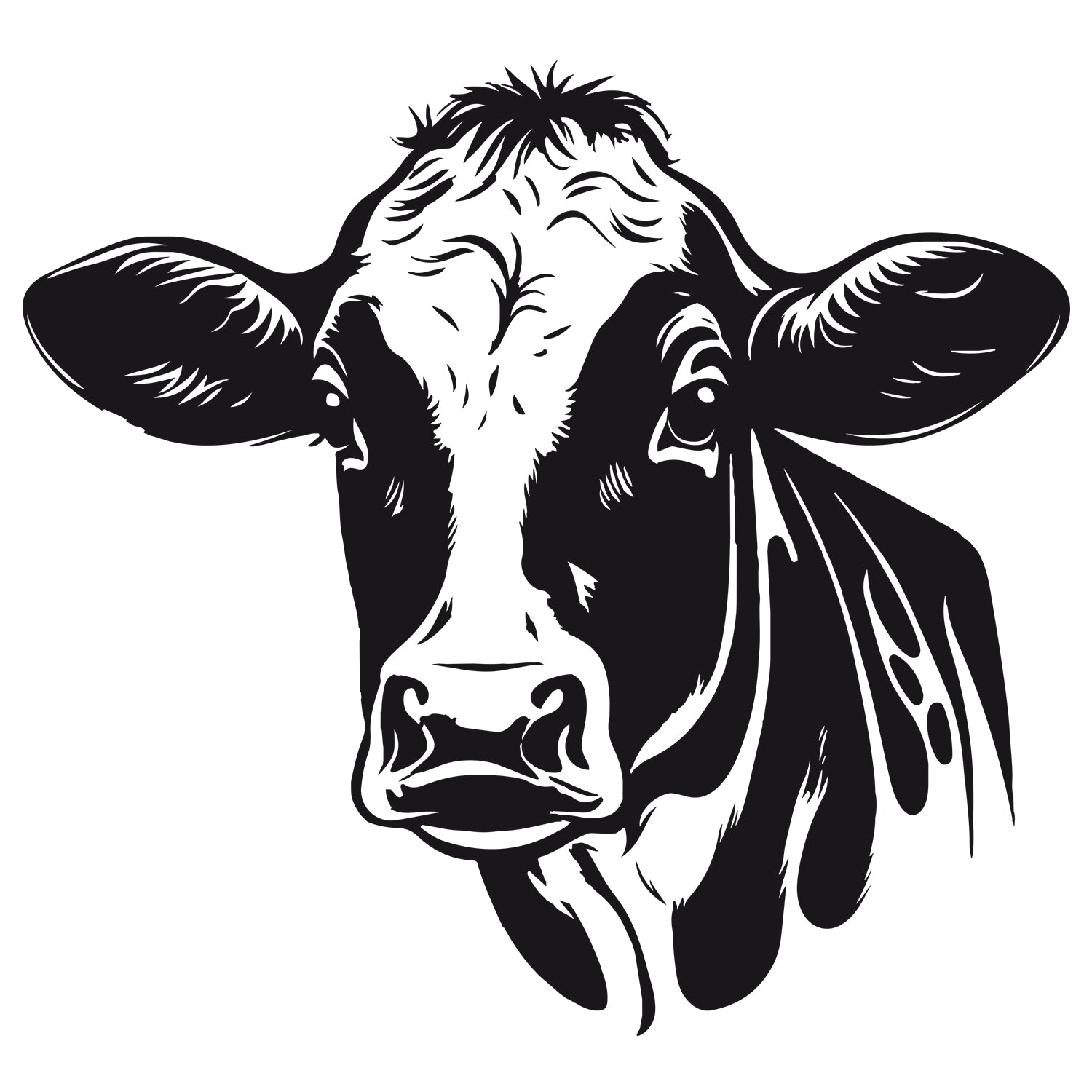 Wandtattoo Kuh