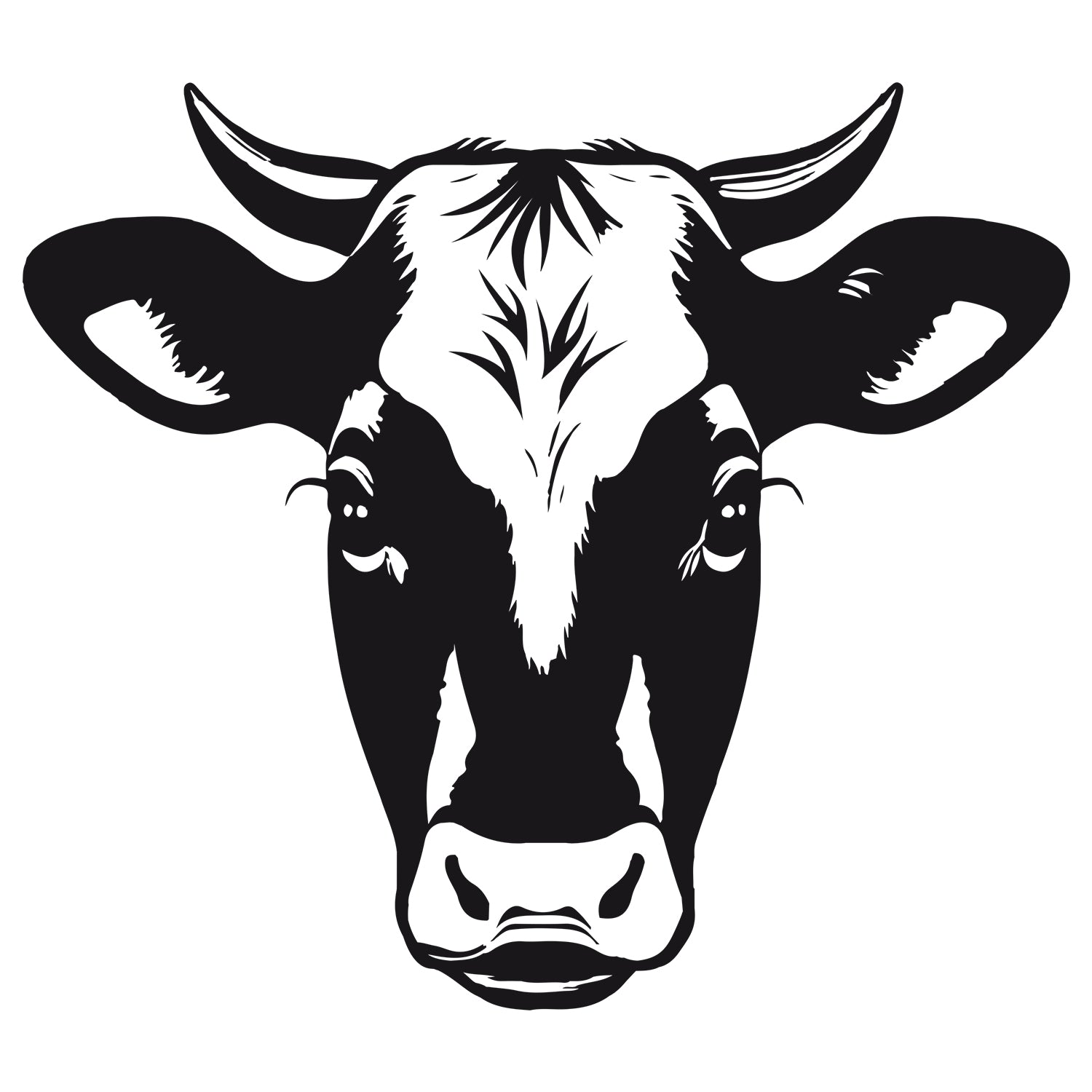 Wandtattoo Kuh