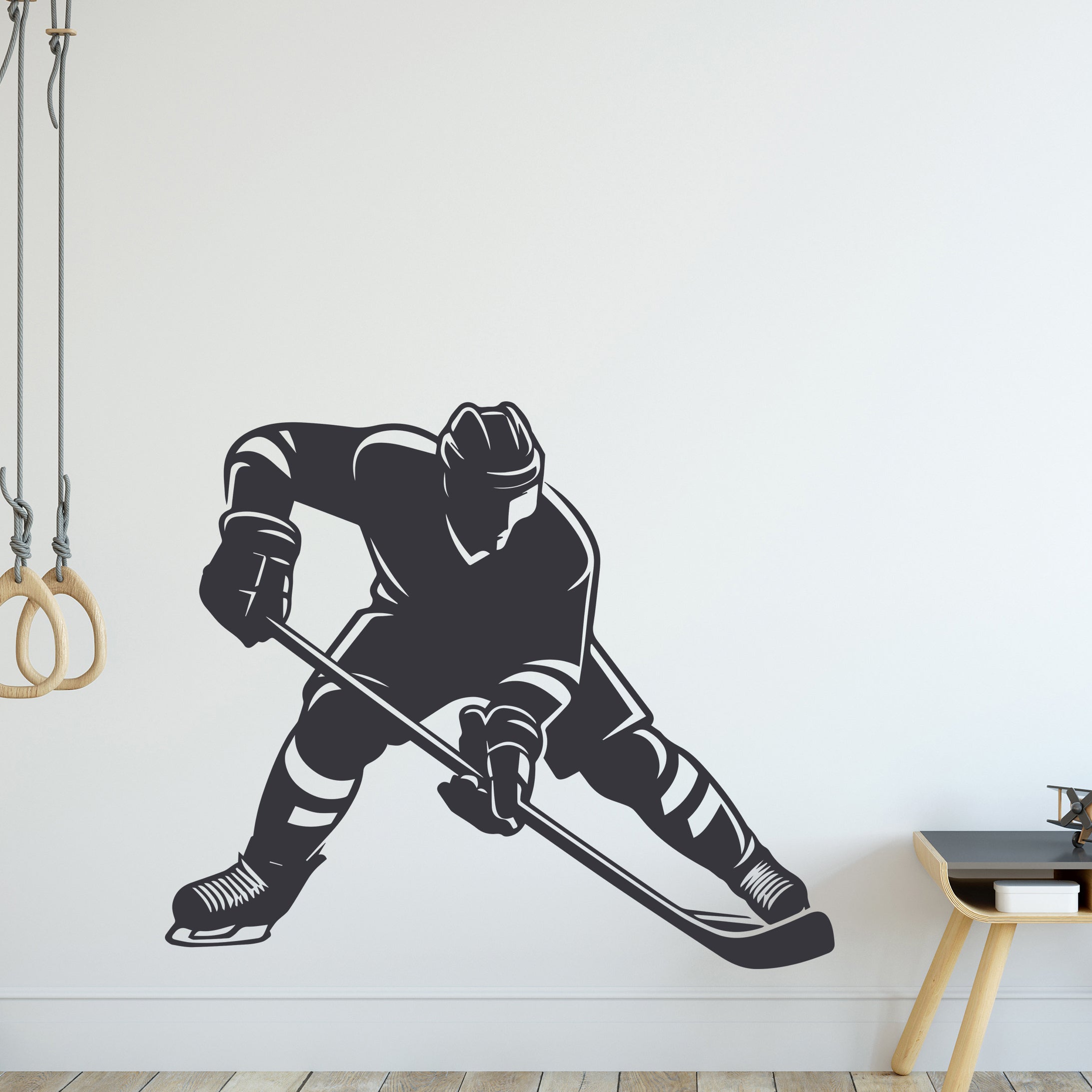 Wandtattoo Eishockeyspieler