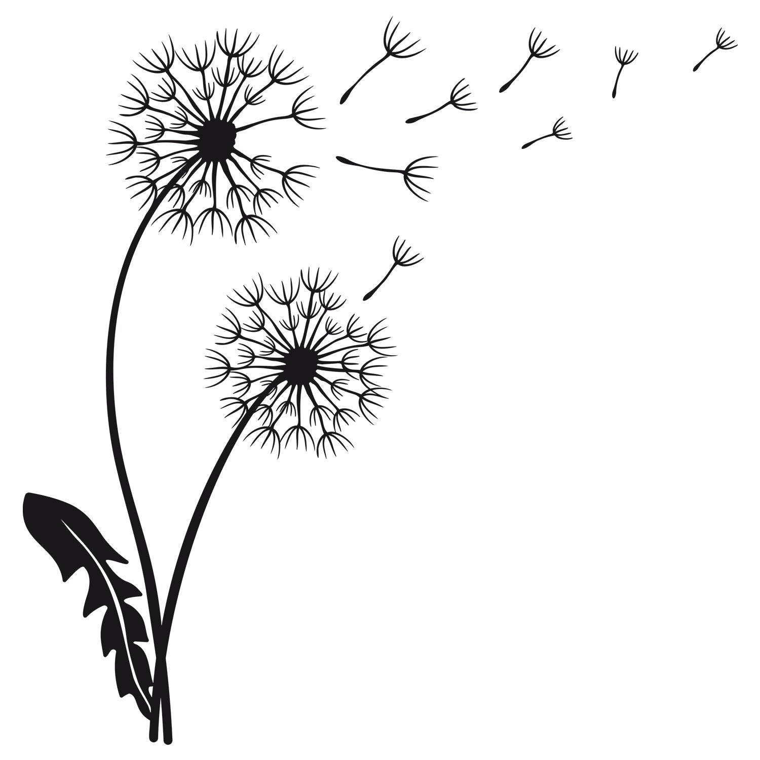 Wandtattoo Pusteblume