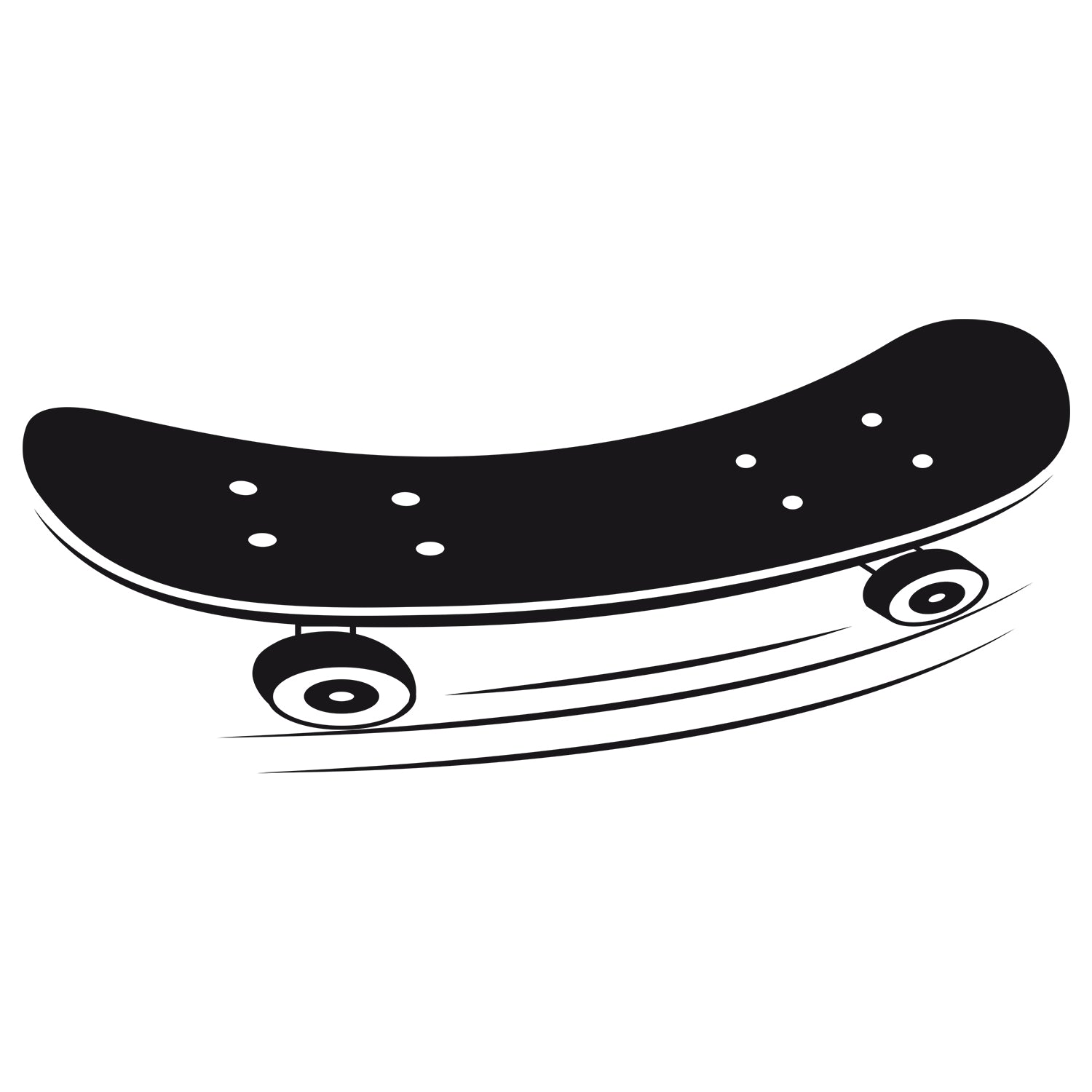 Wandtattoo Skateboard - Für dein cooles Zuhause
