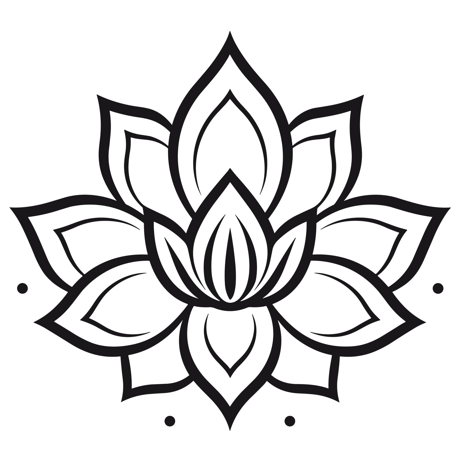 Wandtattoo Lotusblüte