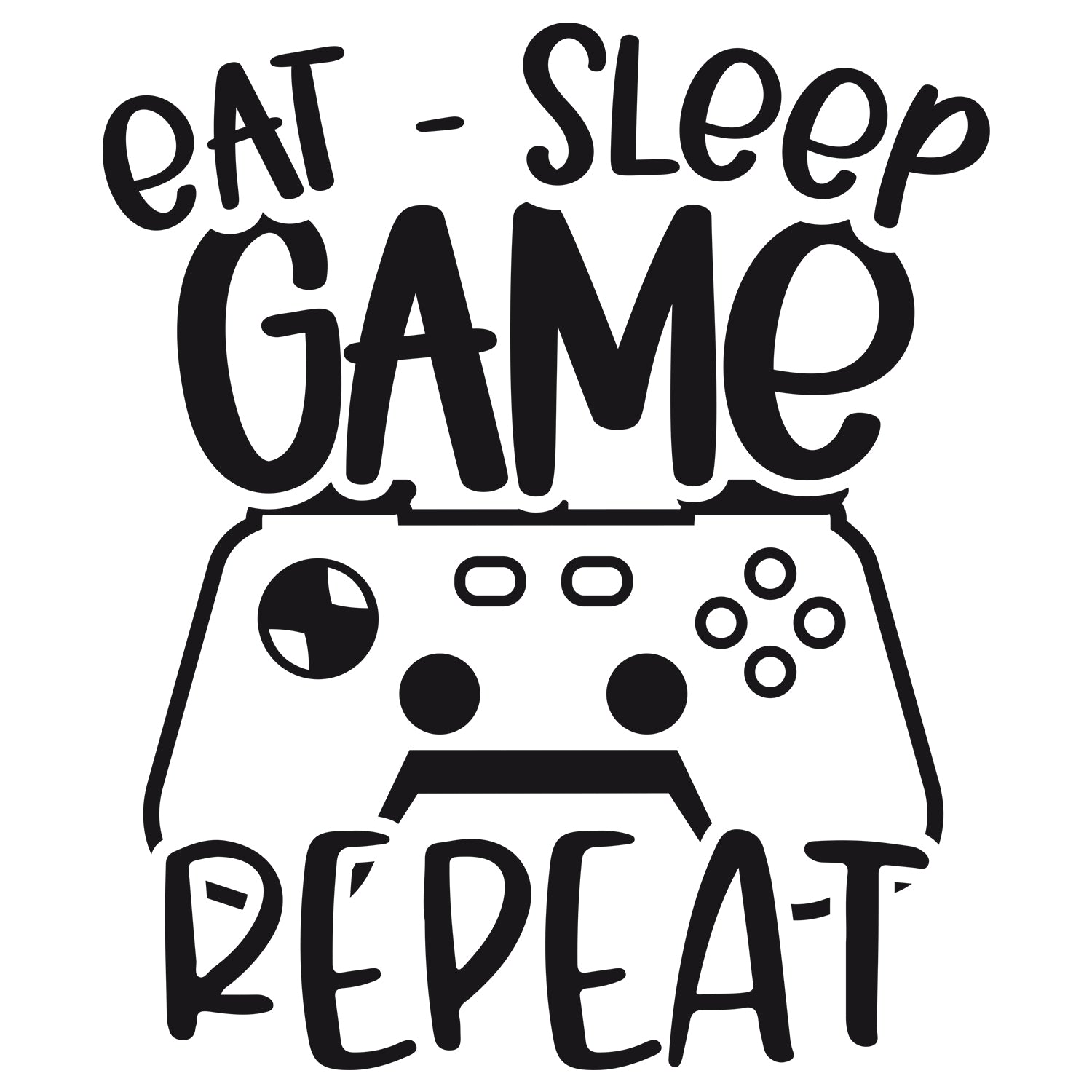 Wandtattoo Gaming