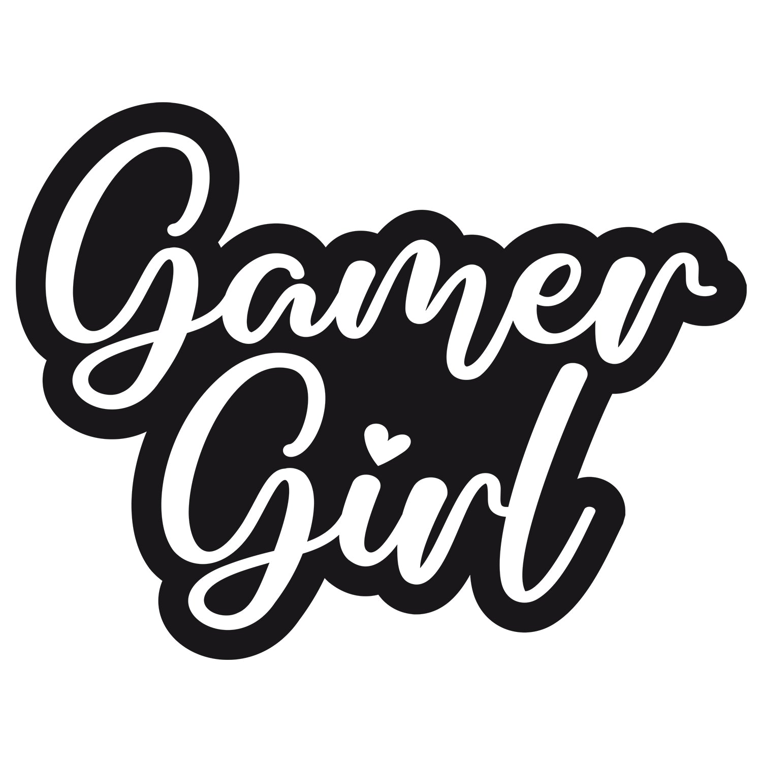 Wandtattoo Gamer Girl