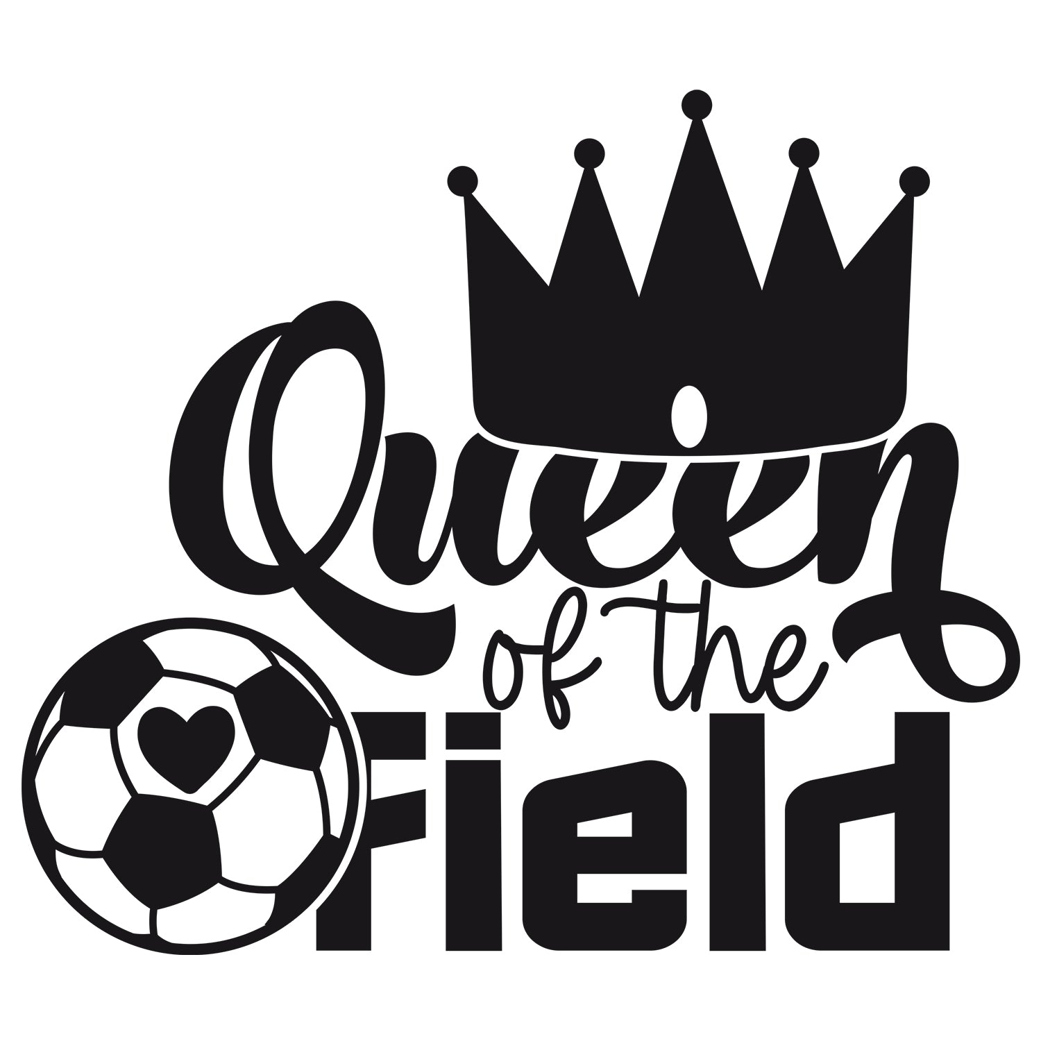 Wandtattoo Queen of the Field