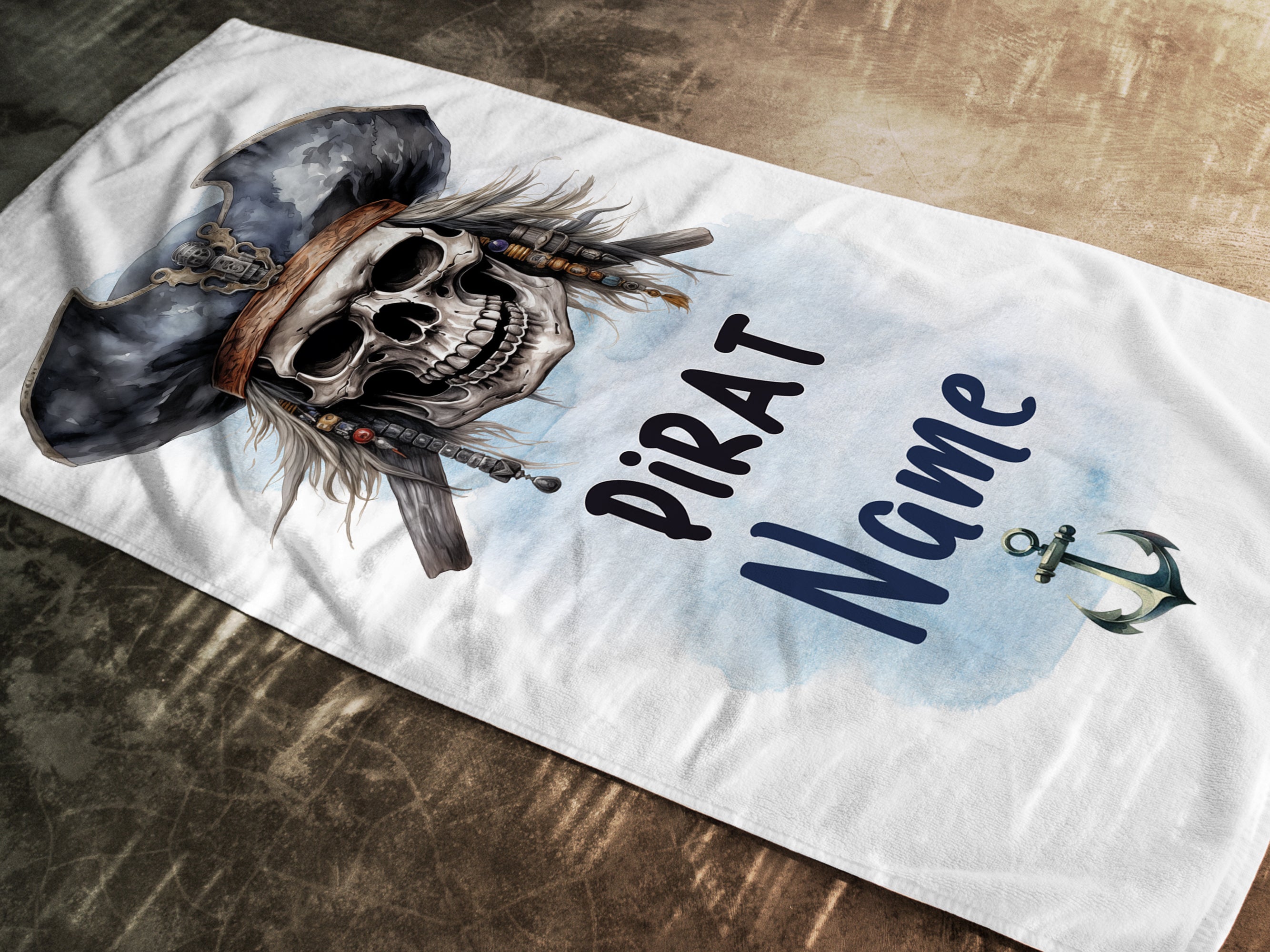 Duschtuch Pirat - Für kleine Abenteurer