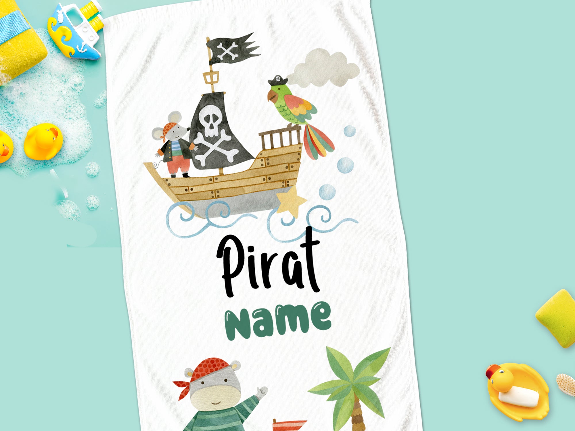 Handtuch Pirat - Für kleine Abenteurer