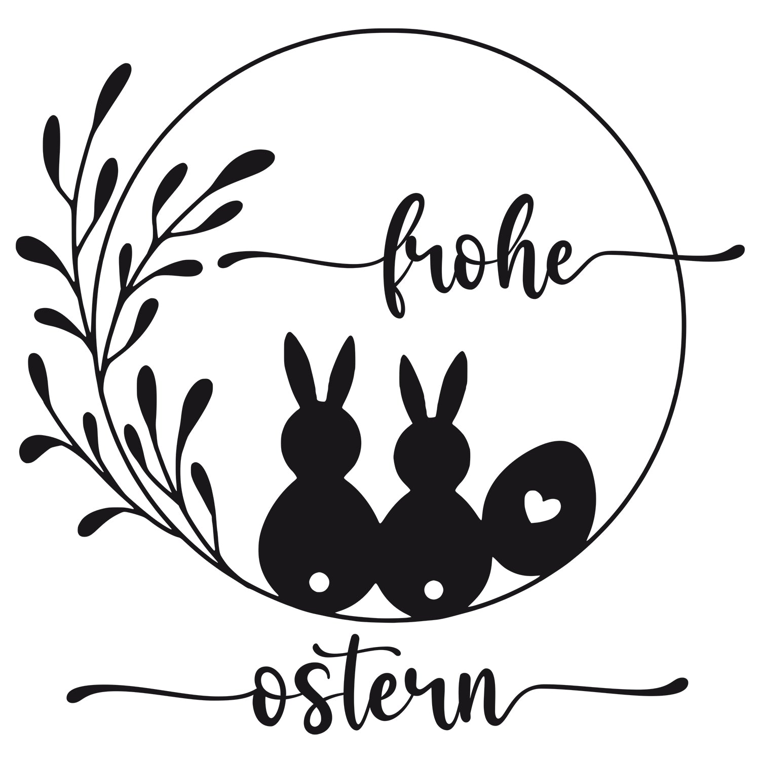 Wandtattoo Frohe Ostern