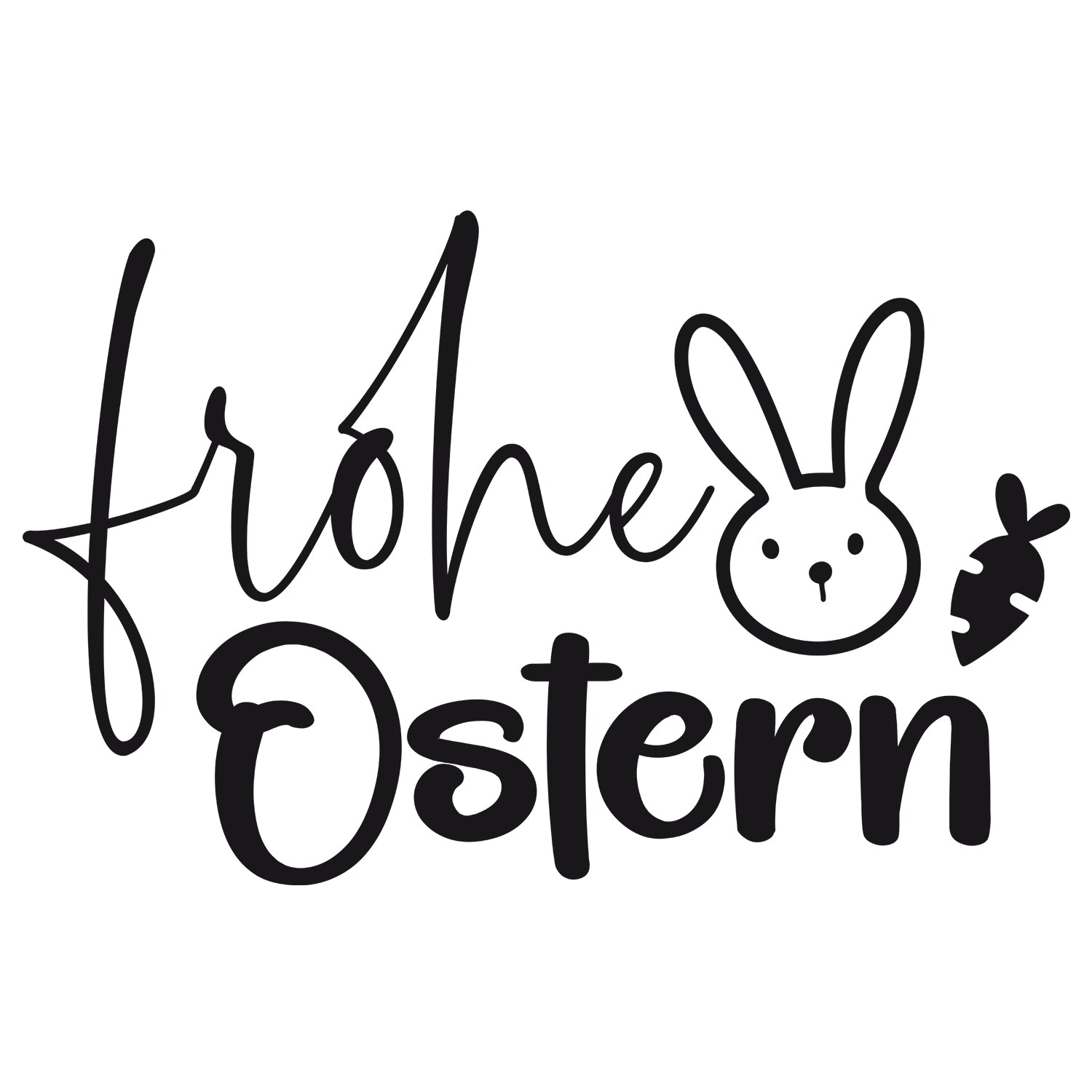 Wandtattoo Frohe Ostern - Für ein fröhliches Zuhause